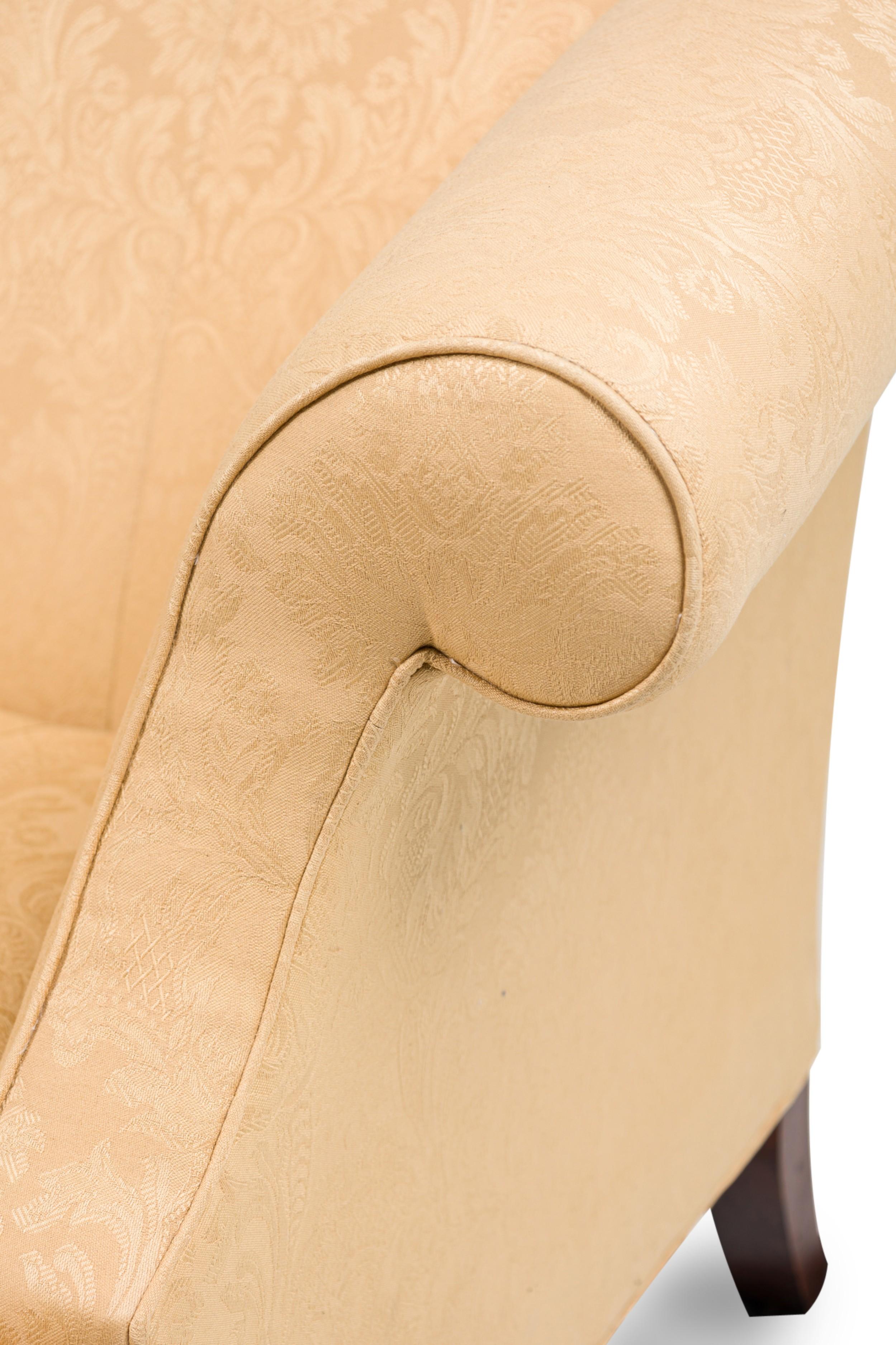 Loveseat inglés estilo georgiano beige en venta 1