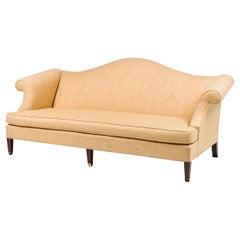 English Georgian style Beige Loveseat