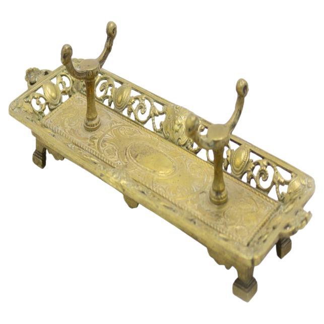 English Georgian Style Bronze Pen Tray
