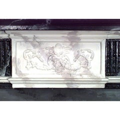 English Georgian Style Fluted Mantel