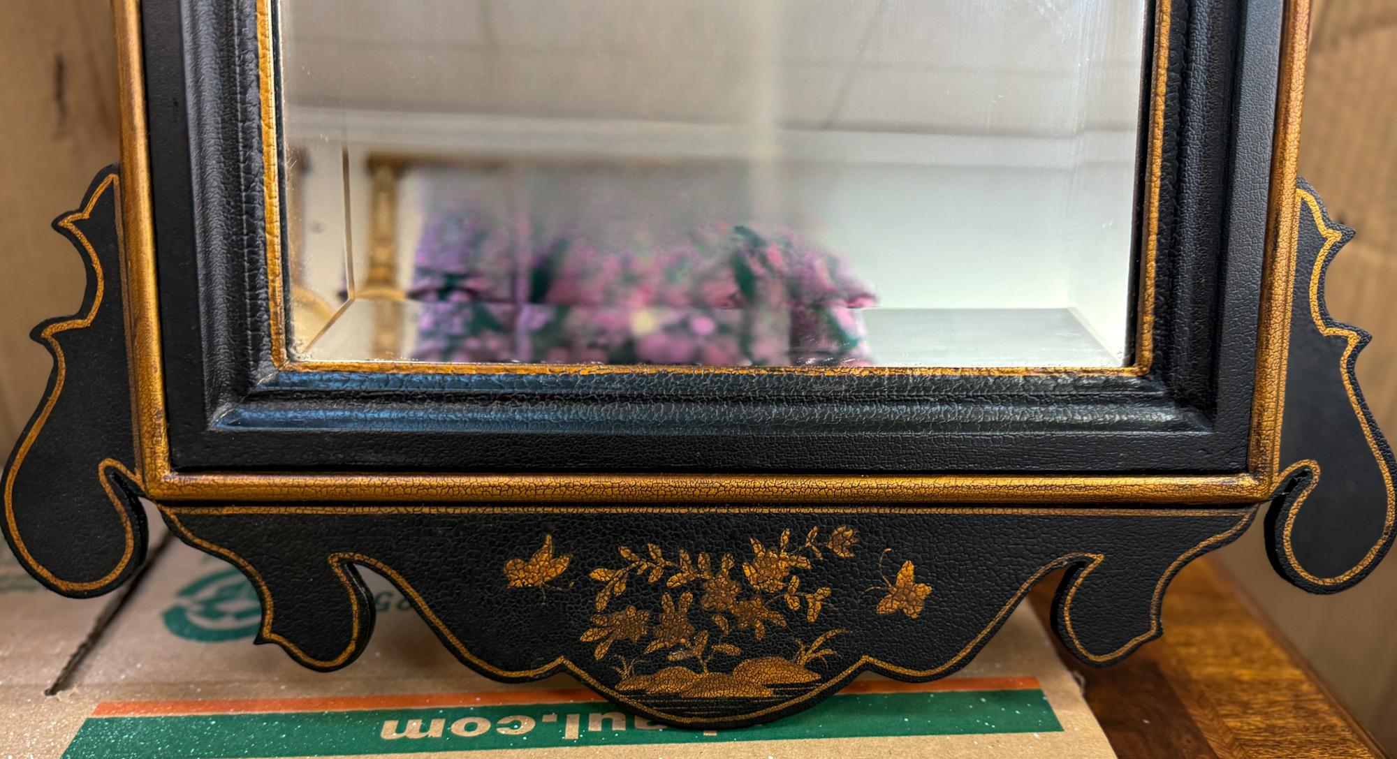 Georgien Miroirs muraux de style géorgien anglais Petite Chinoiserie - Paire en vente