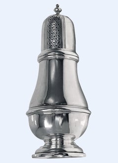 English Georgian style Silver Sugar Caster Muffineer Wakely and Wheeler