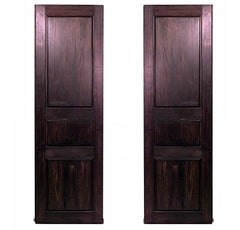 English Georgian Style Walnut Panels
