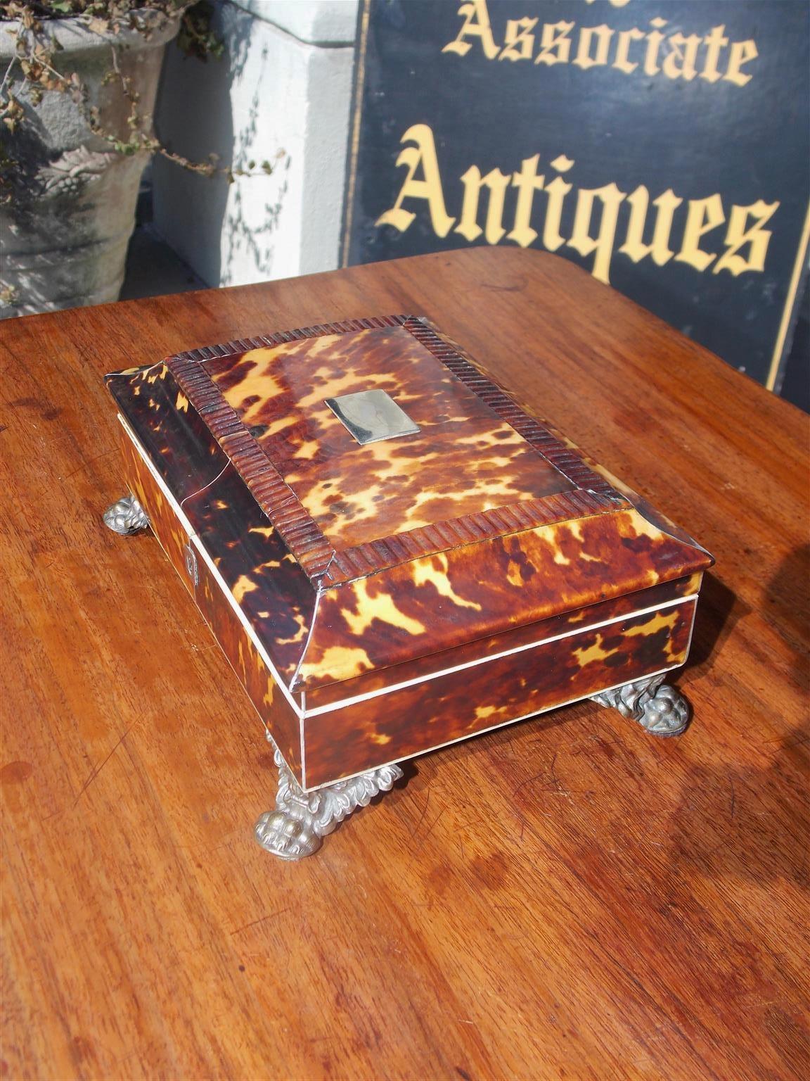 antique tortoise shell box