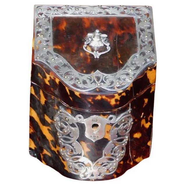 Tortoise Shell Boxes - 78 For Sale at 1stDibs | antique tortoise shell ...