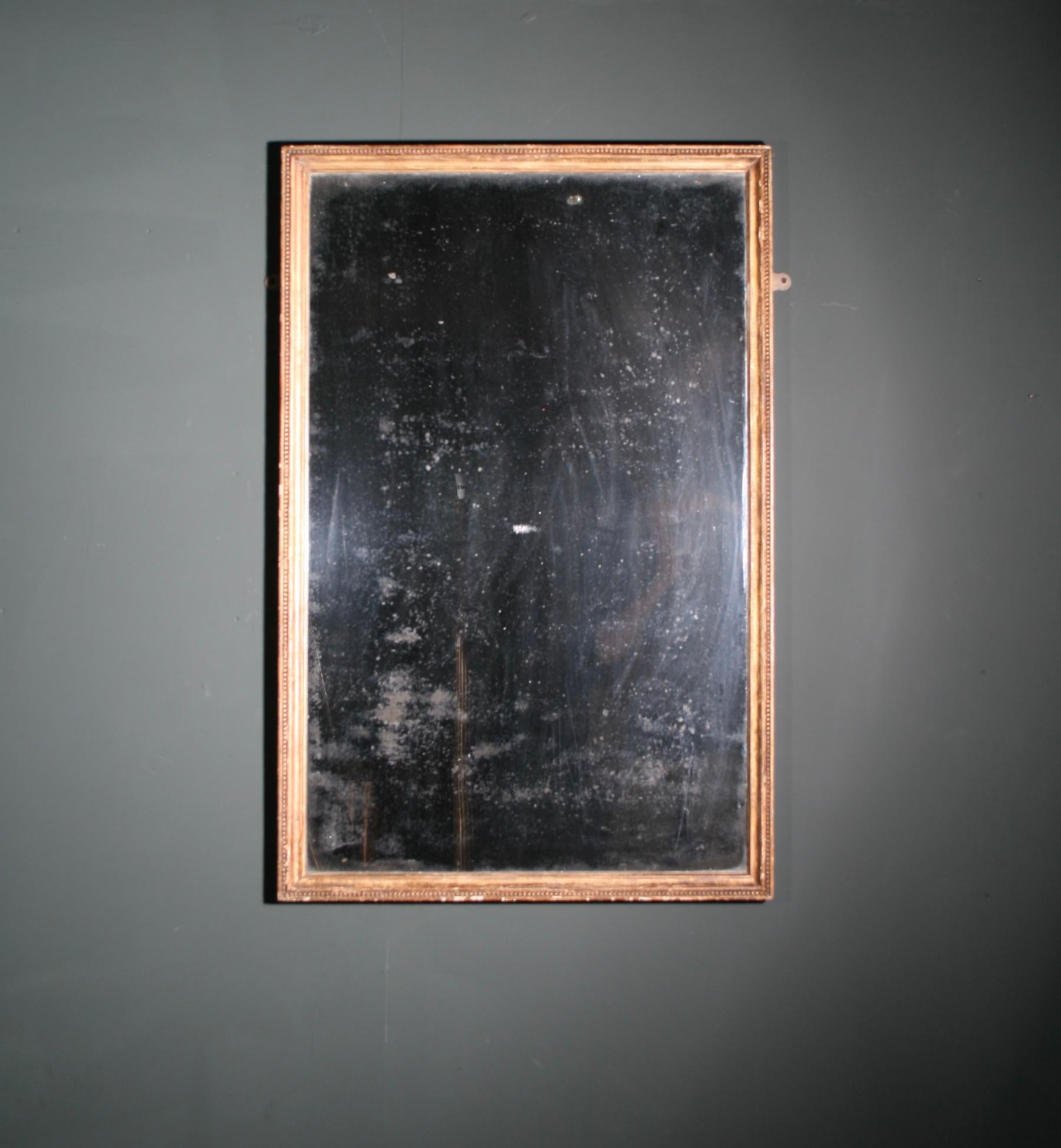 Georgian Giltwood Mirror, with original Mercury mirror plate and panelled back.

Very good mirror.