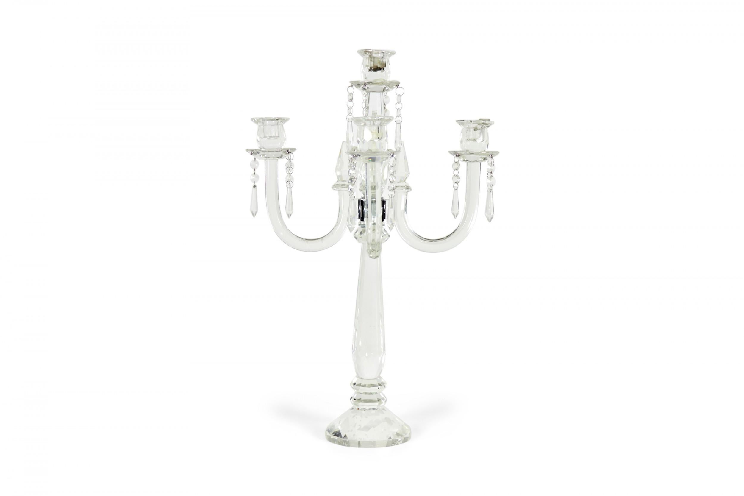 Georgien Candélabre anglais géorgien Waterford Crystal en vente