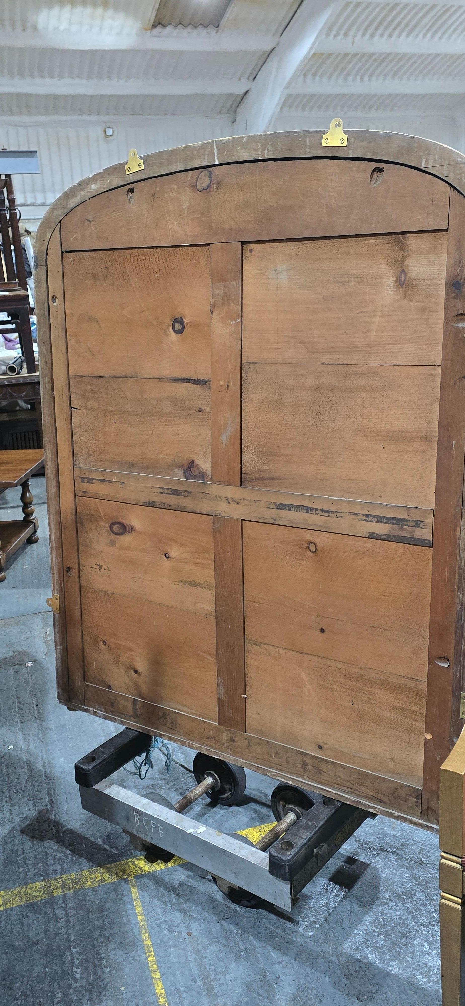 Miroir à trumeau à dessus arqué, doré, anglais en vente 6