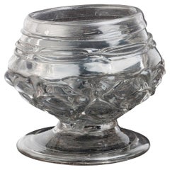 English Glass Cup or Bowl, circa 1680