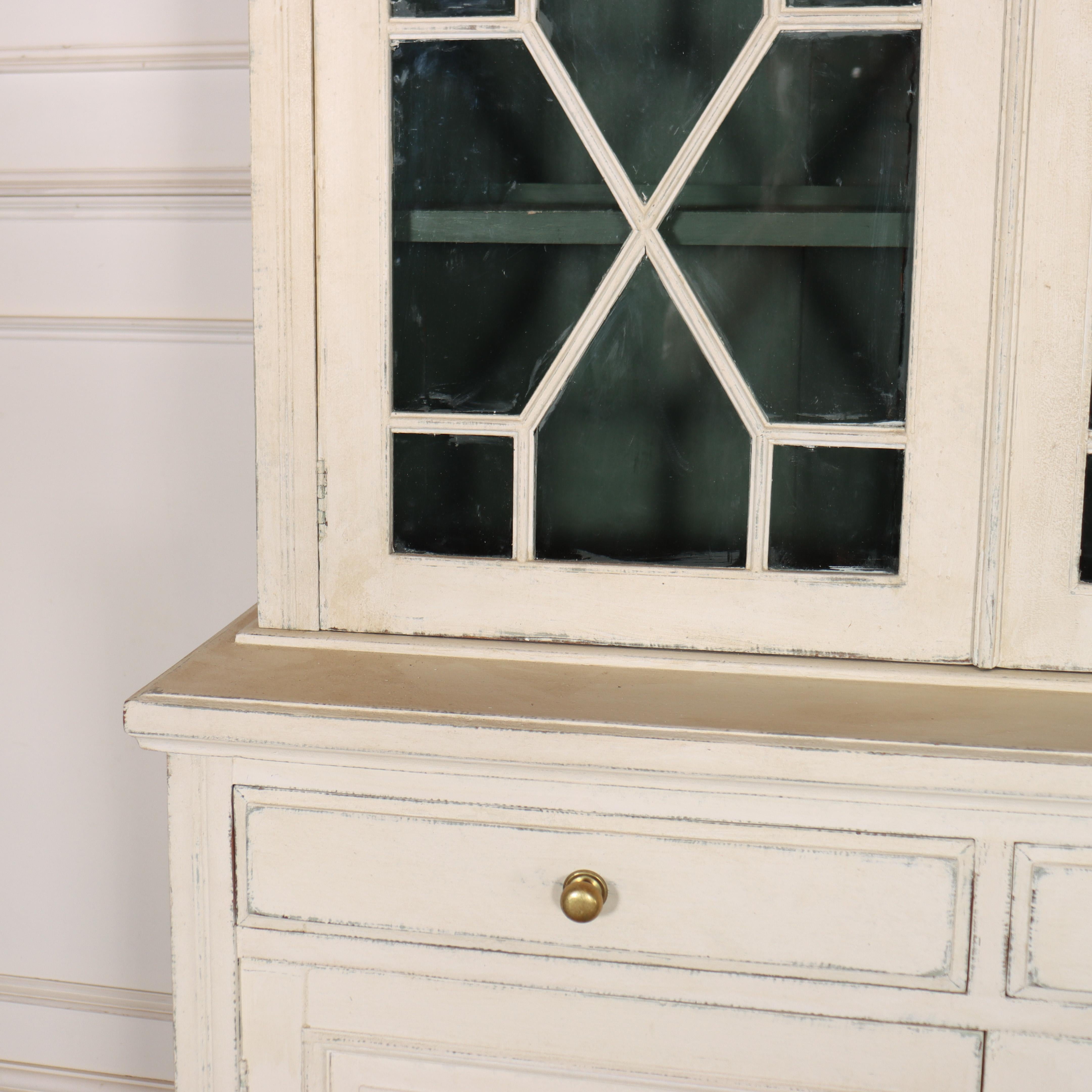 19th Century English Glazed Cabinet For Sale