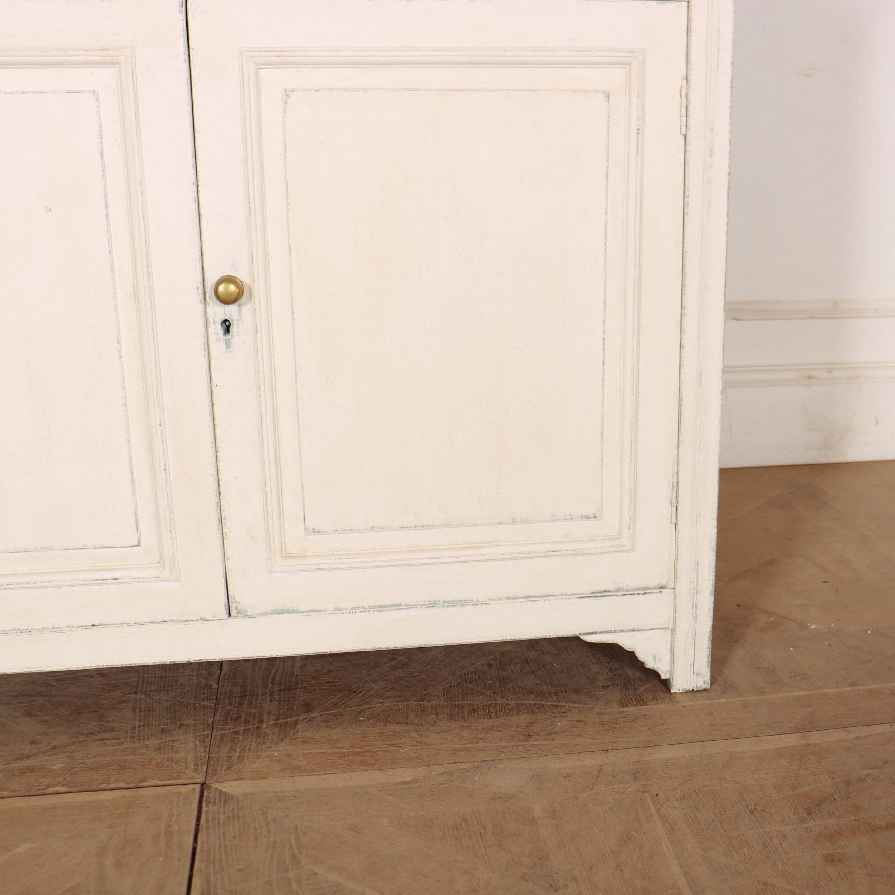 Oak English Glazed Cabinet For Sale