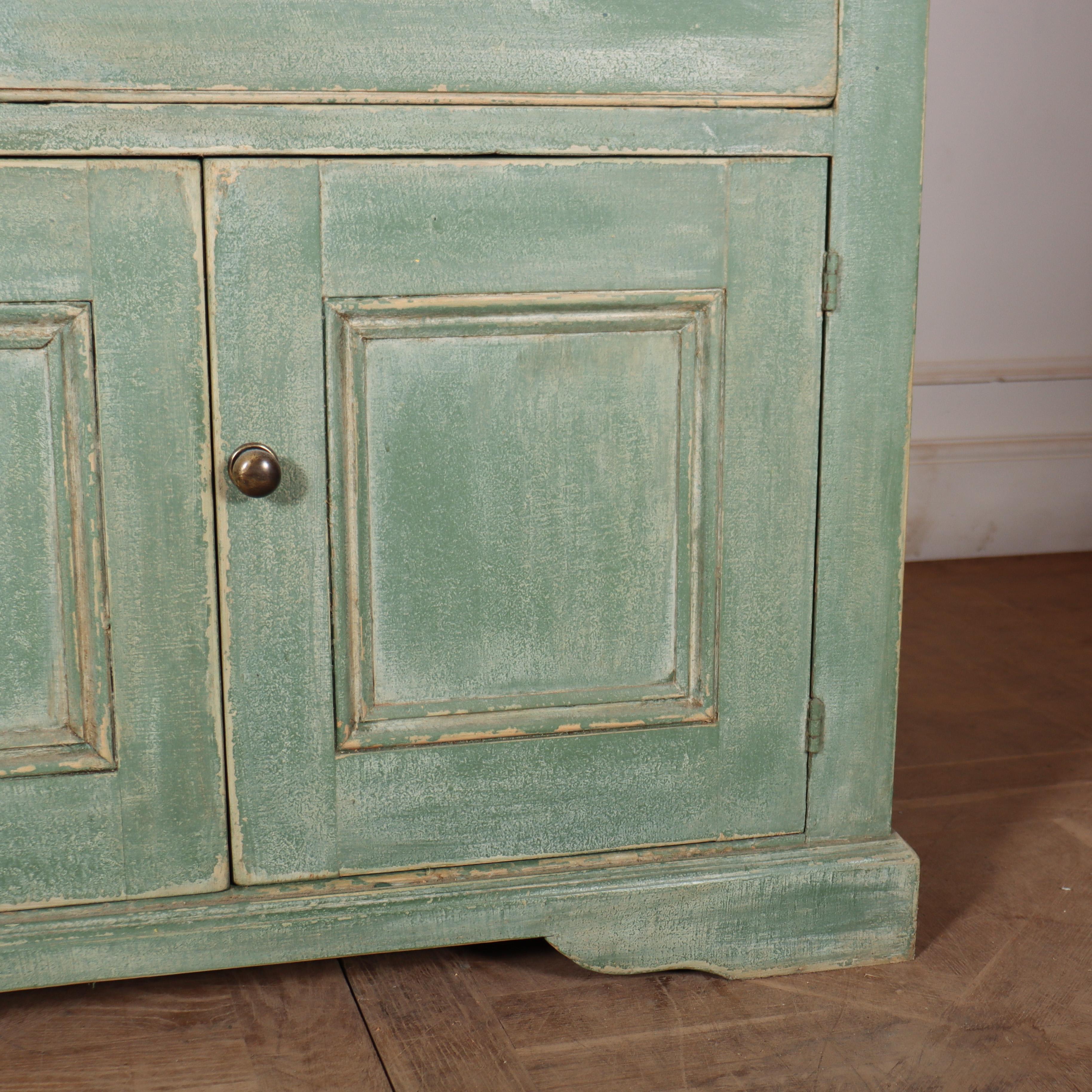 19th Century English Glazed Kitchen Dresser