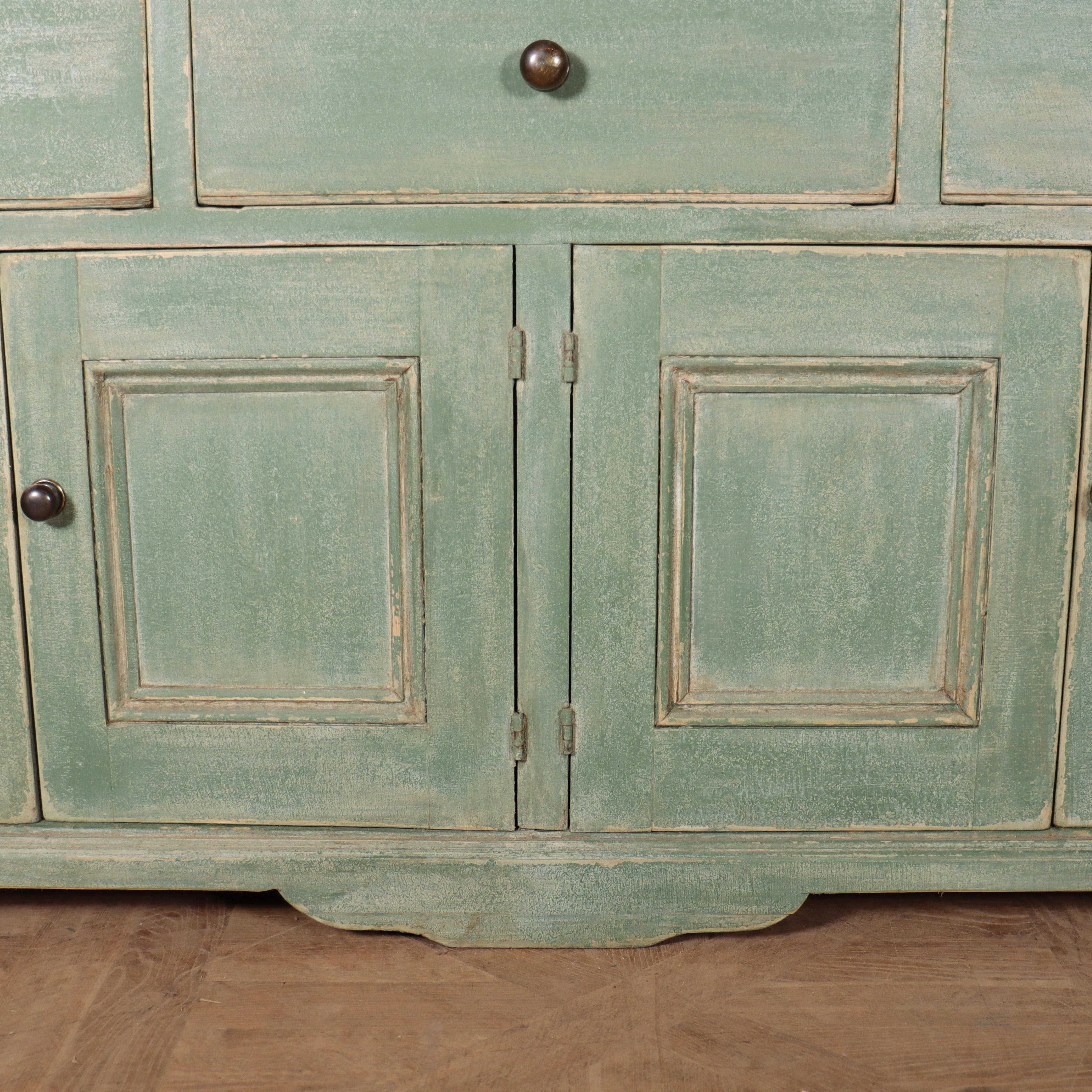 Pine English Glazed Kitchen Dresser