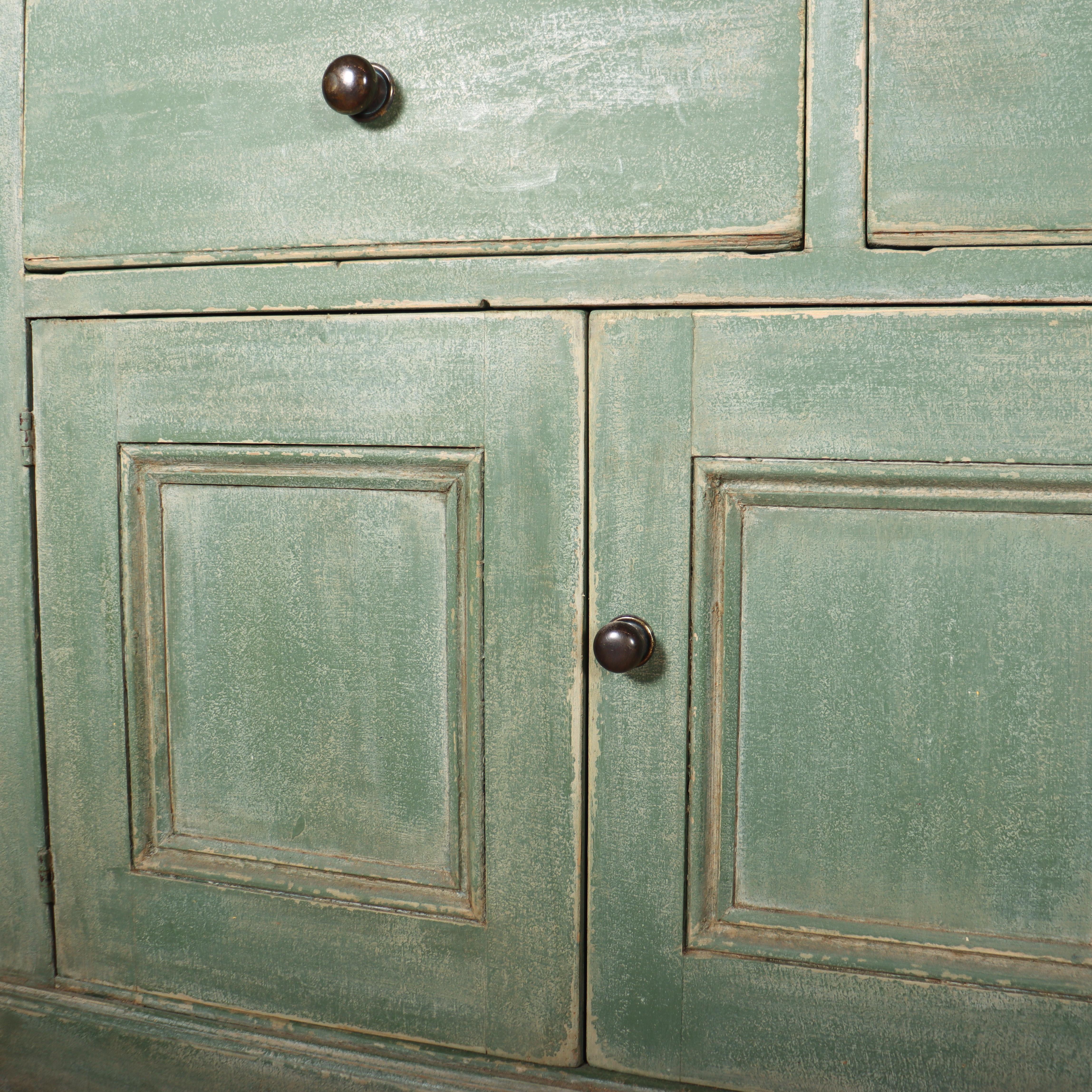 English Glazed Kitchen Dresser 1