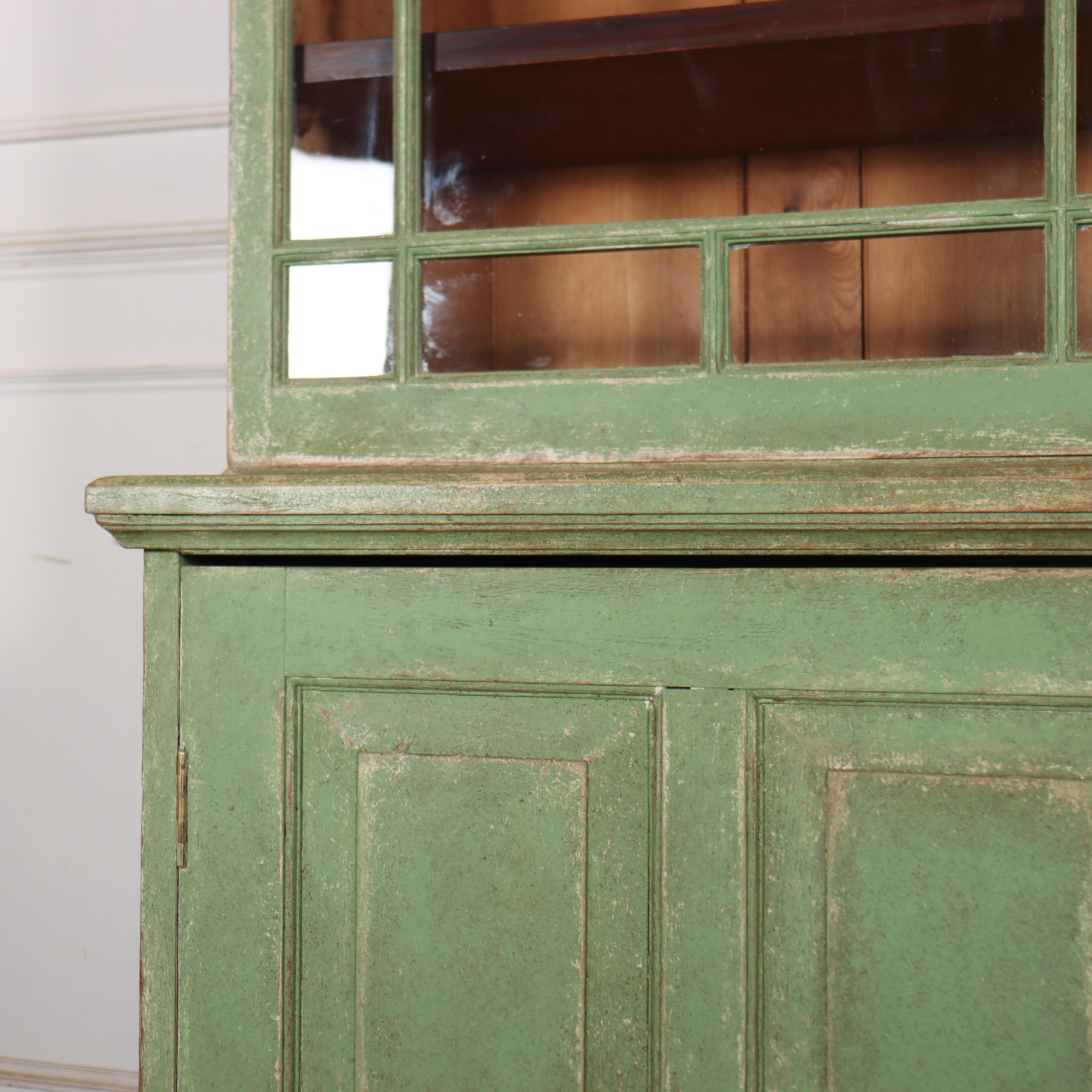 English Glazed Kitchen Dresser For Sale 1