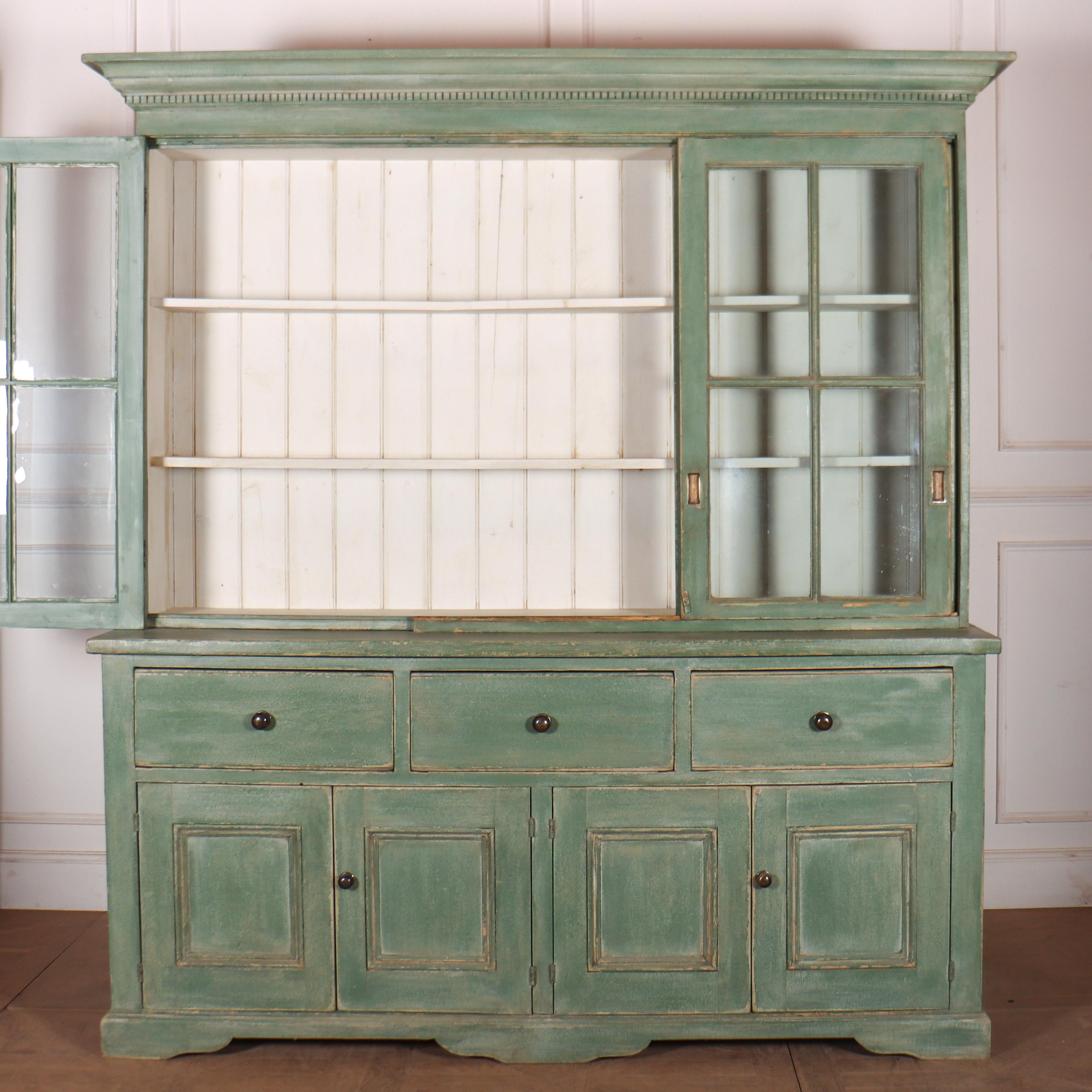 English Glazed Kitchen Dresser 2