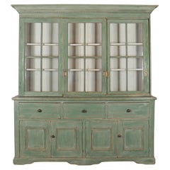 Antique English Glazed Kitchen Dresser