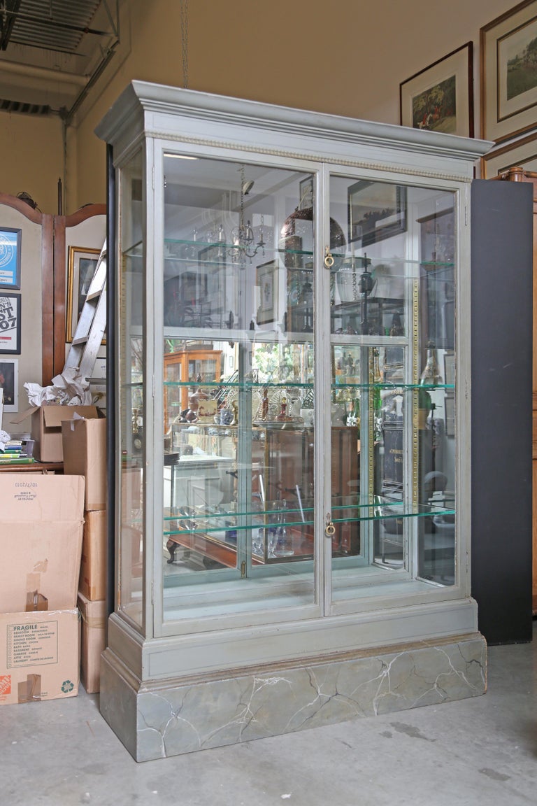 English Glazed TwoDoor Apothecary For Sale at 1stdibs