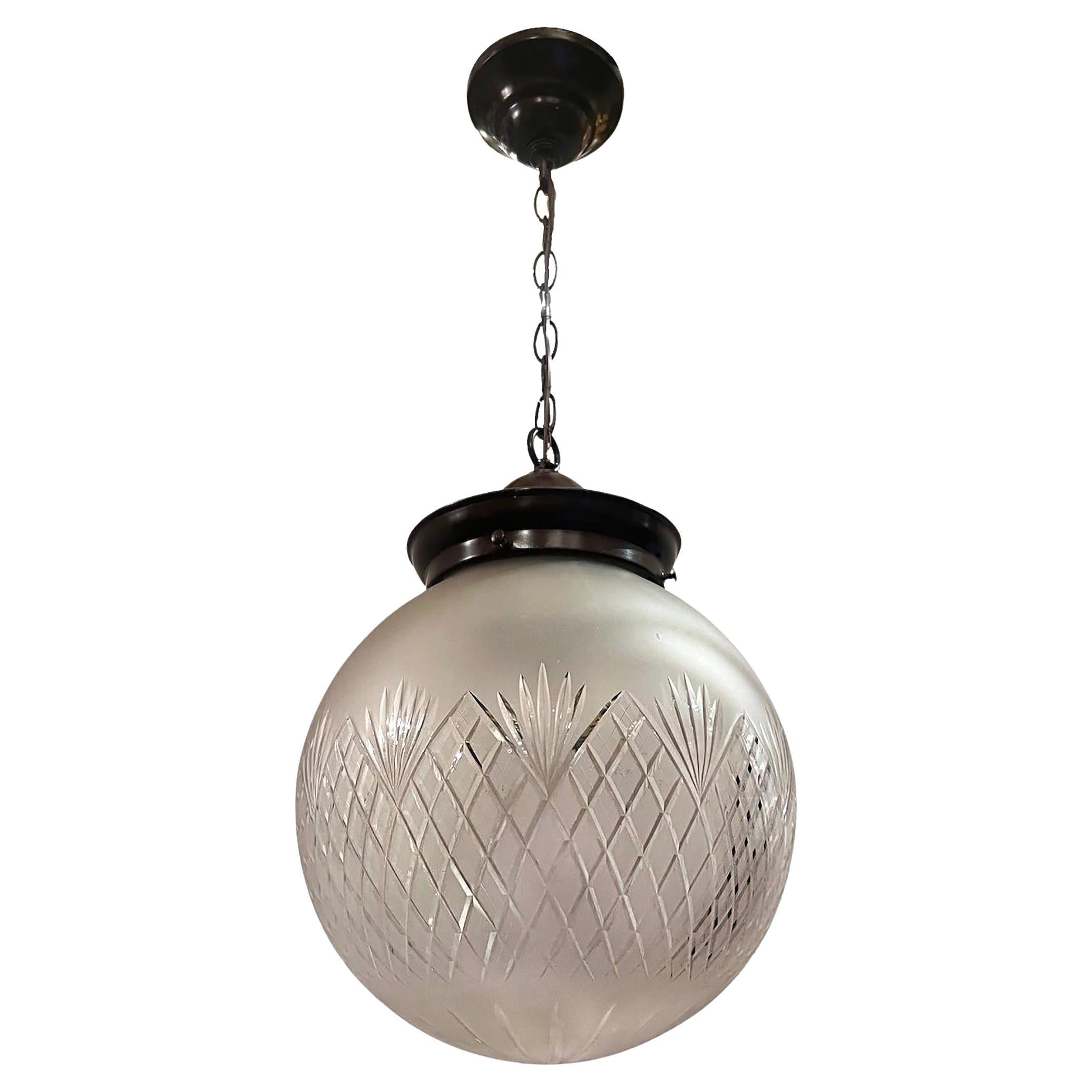 English Globe light Fixture