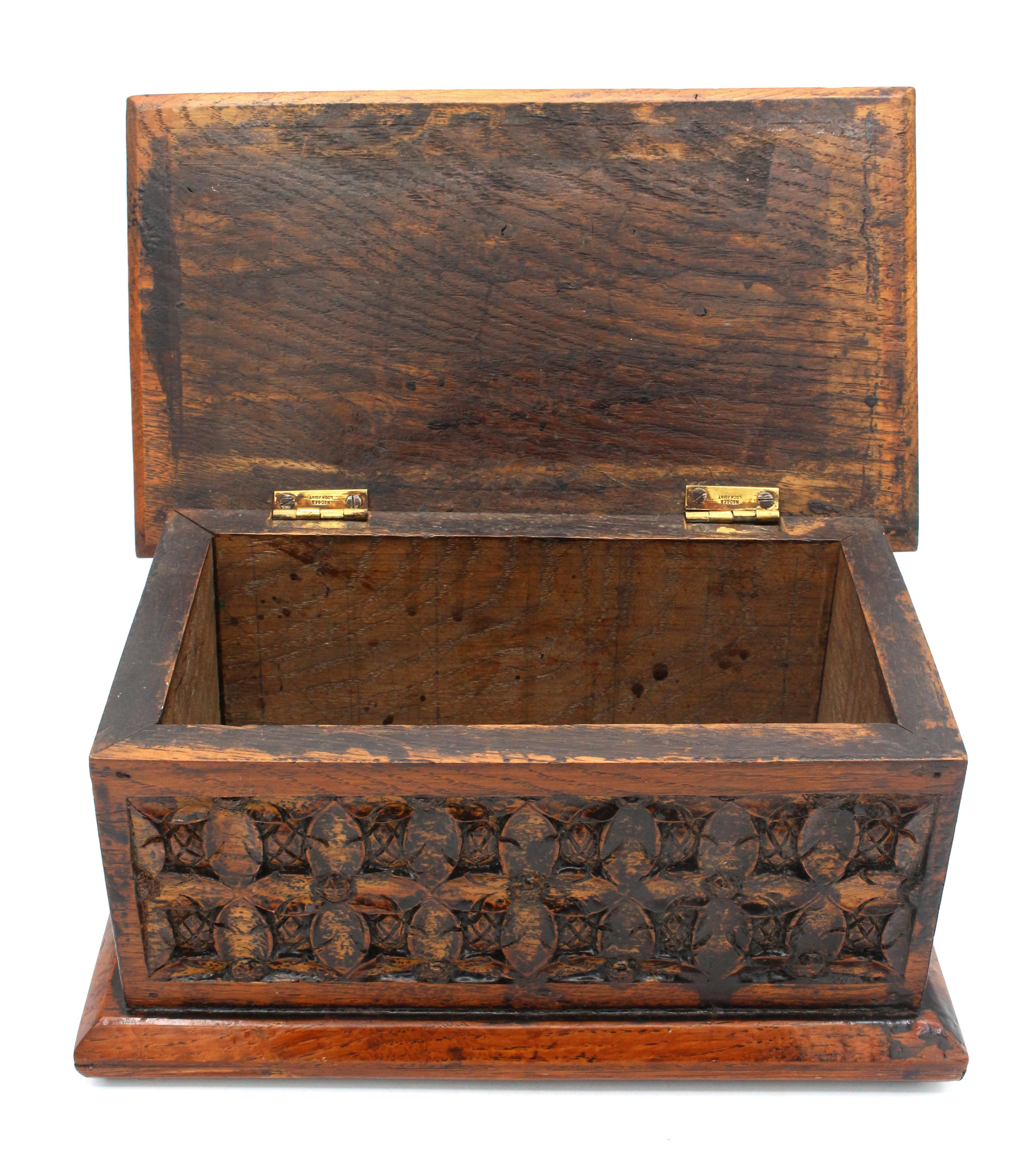 British English Gothic Revival Document Box, c.1860-80 For Sale