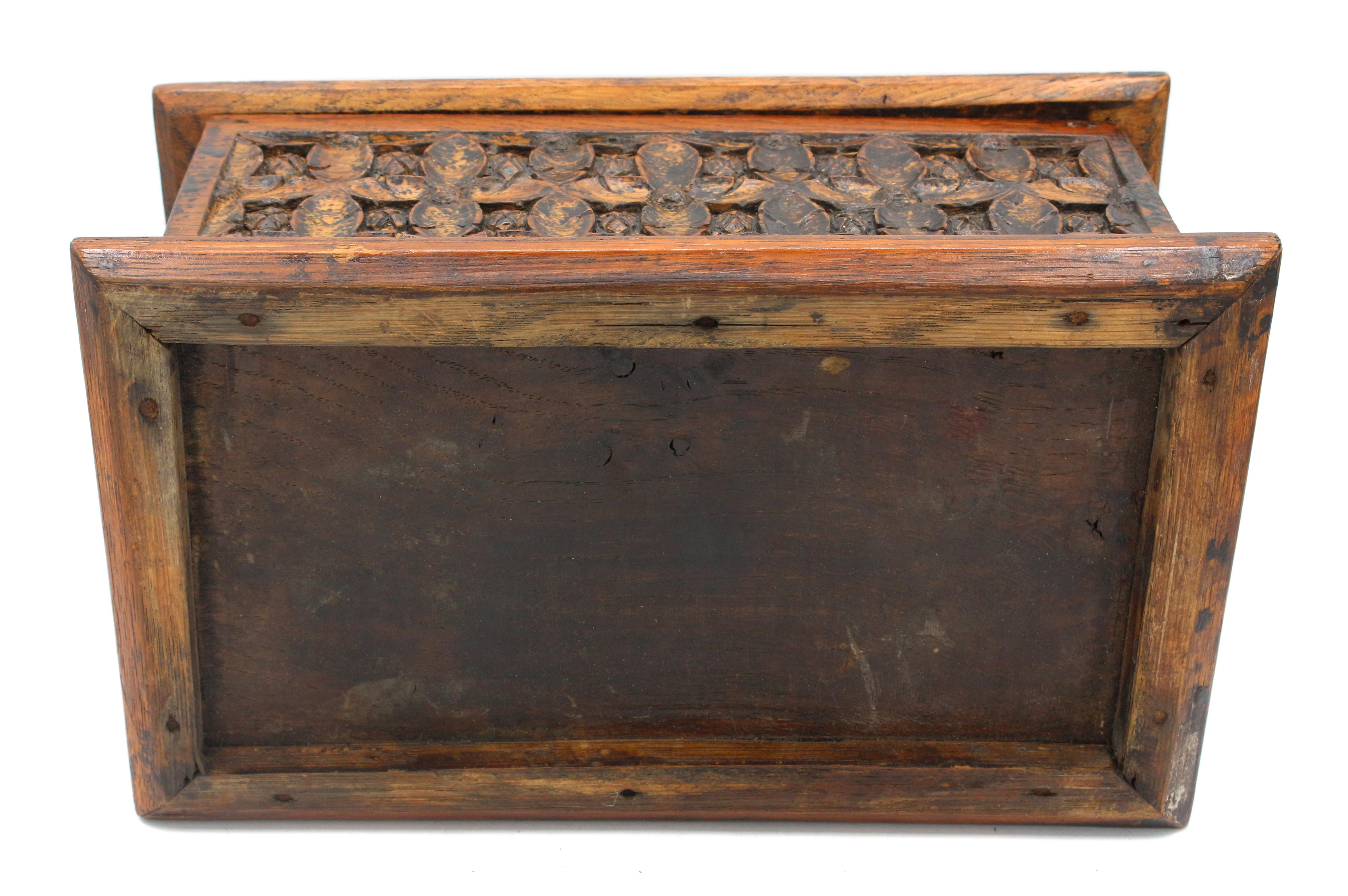 English Gothic Revival Document Box, c.1860-80 1