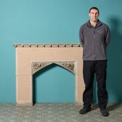 Mantello da camino in stile gotico inglese, CIRCA 1860