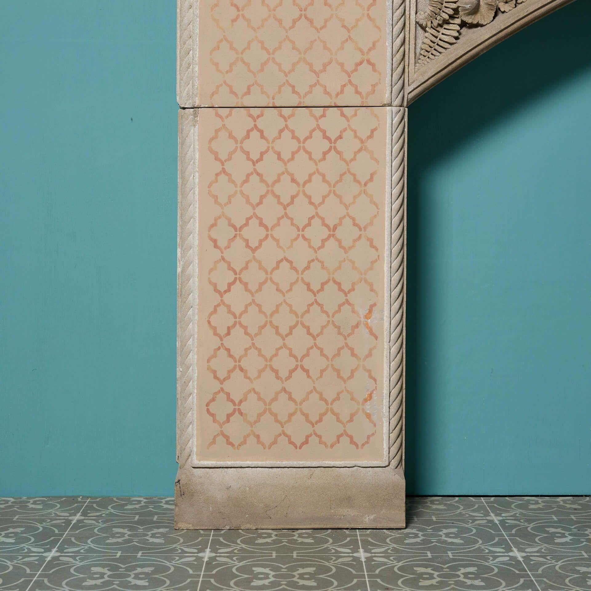 Repisa de chimenea gótica inglesa, circa 1860 Inglés en venta