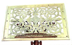 English Gothic Revival Brass Lectern / Music Stand