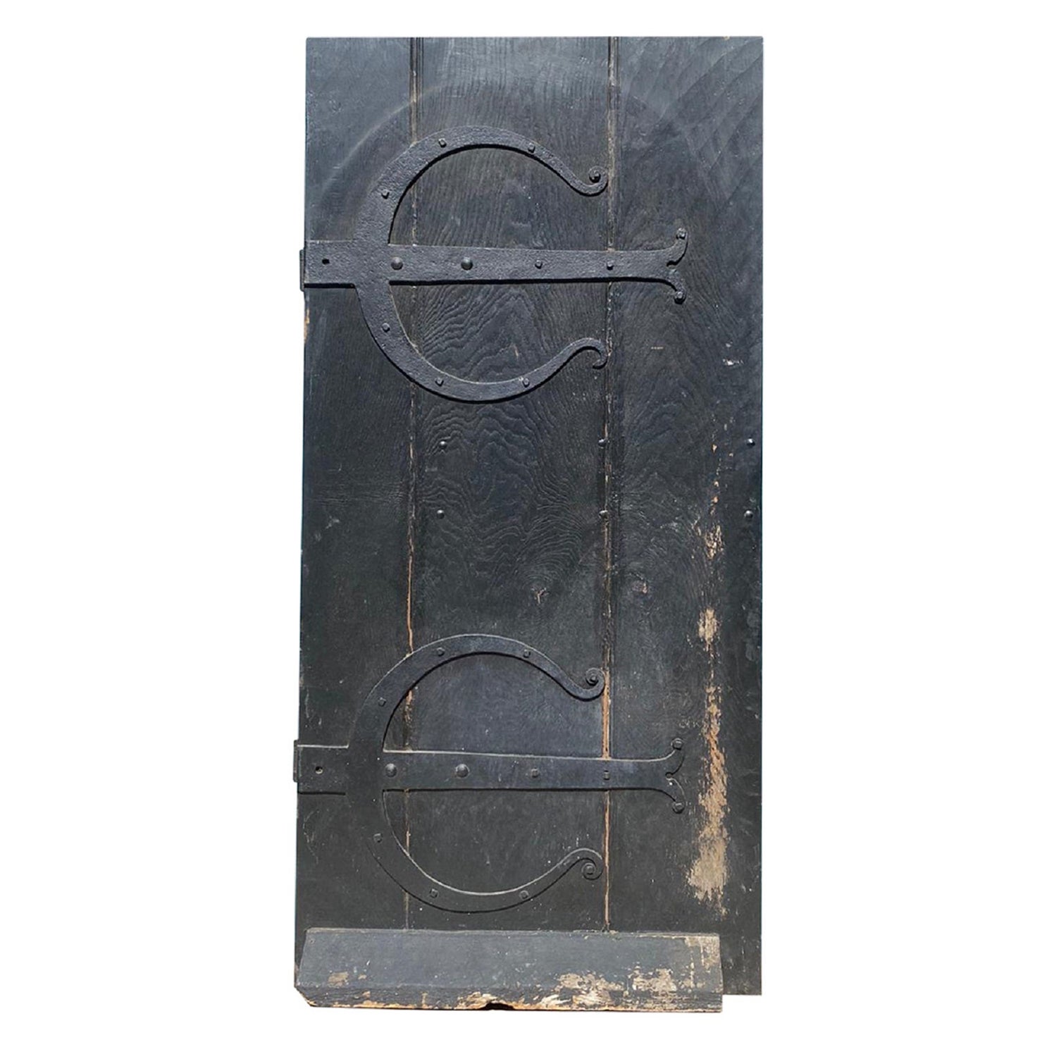 English Gothic Style Reclaimed Oak Exterior Door