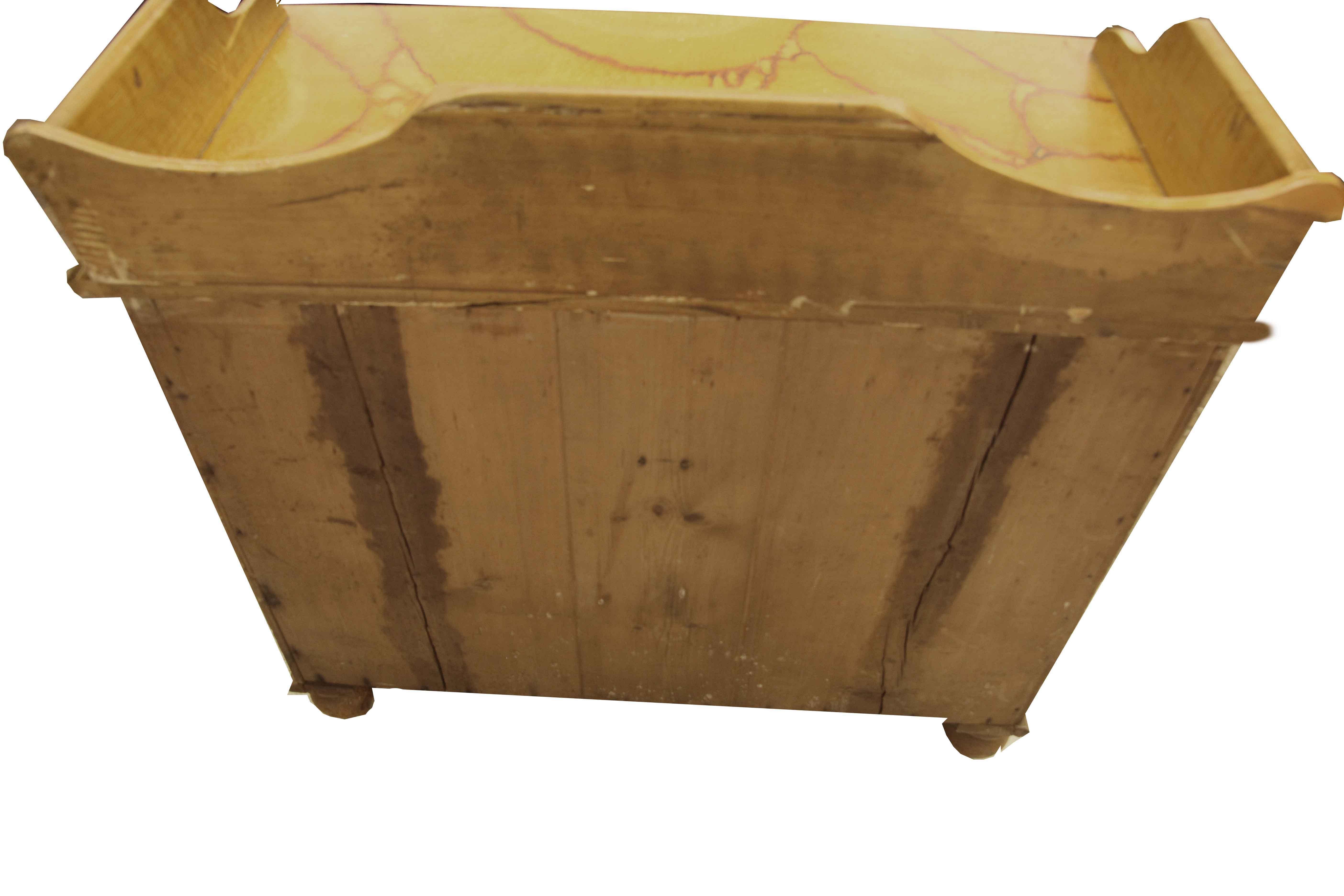 English Grain Painted Chest For Sale 2