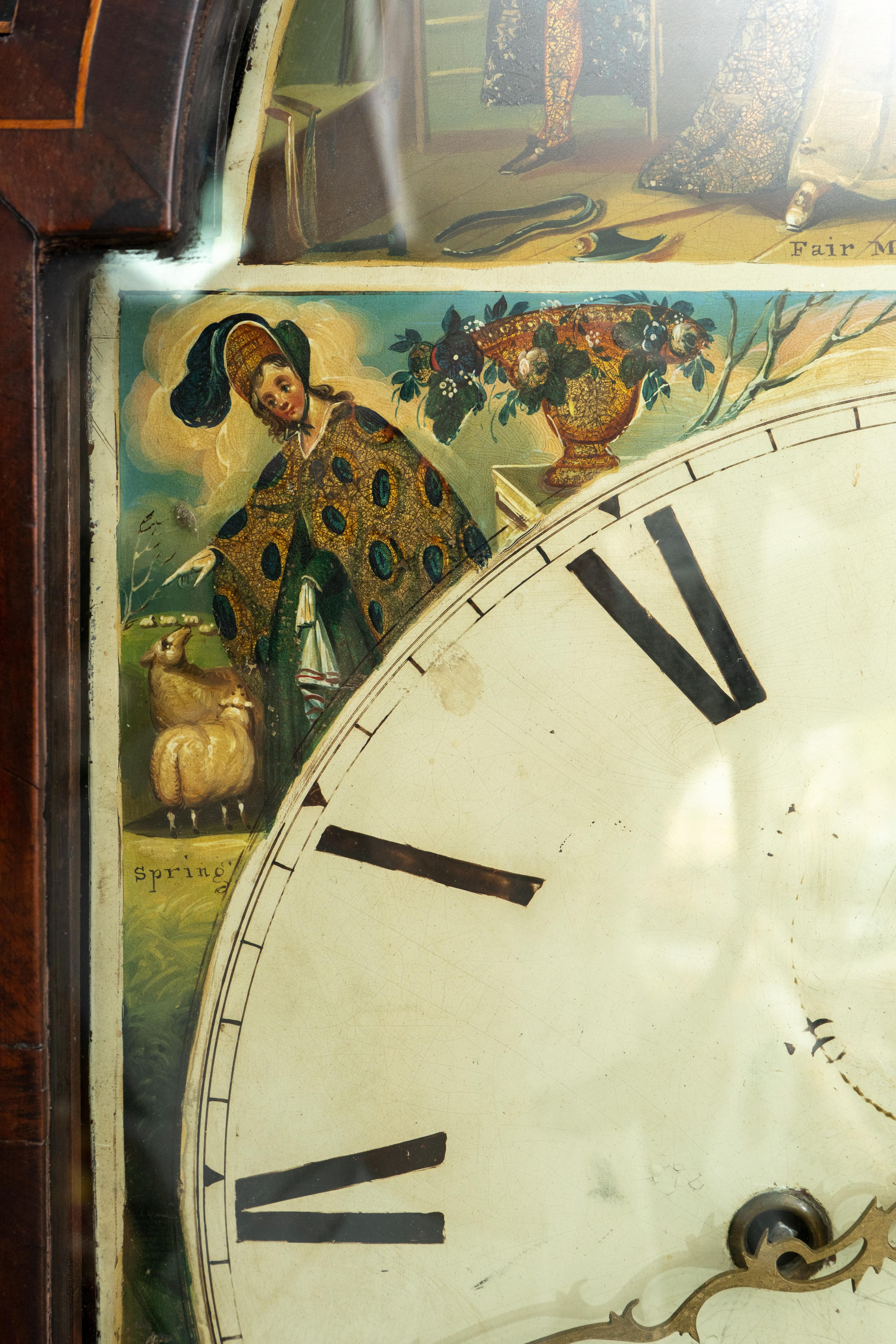 XIXe siècle Horloge de grand-père écossaise en vente