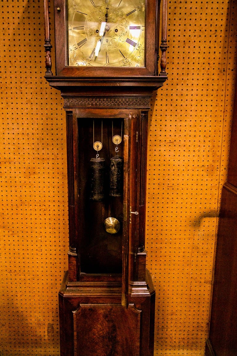 English Grandfather Clock For Sale 2