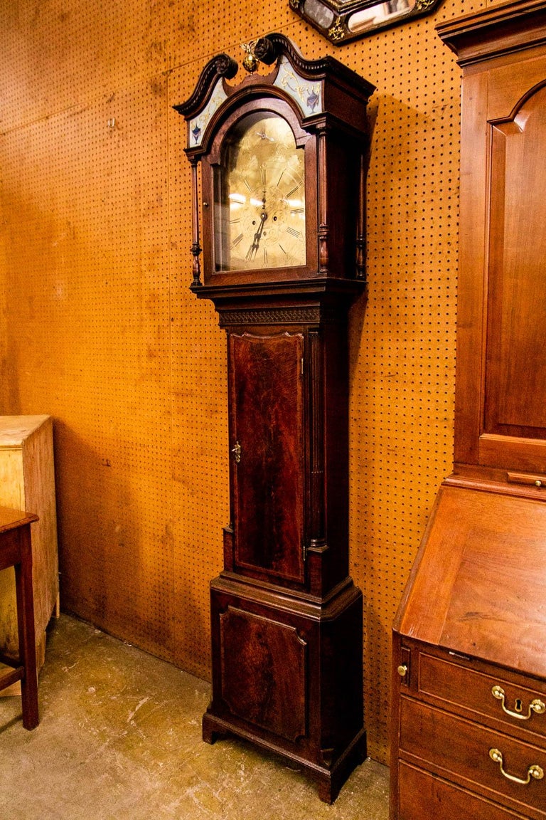 English Grandfather Clock For Sale 4