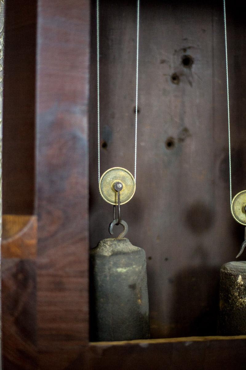 English Grandfather Clock in an Oak Case, circa 1820 2