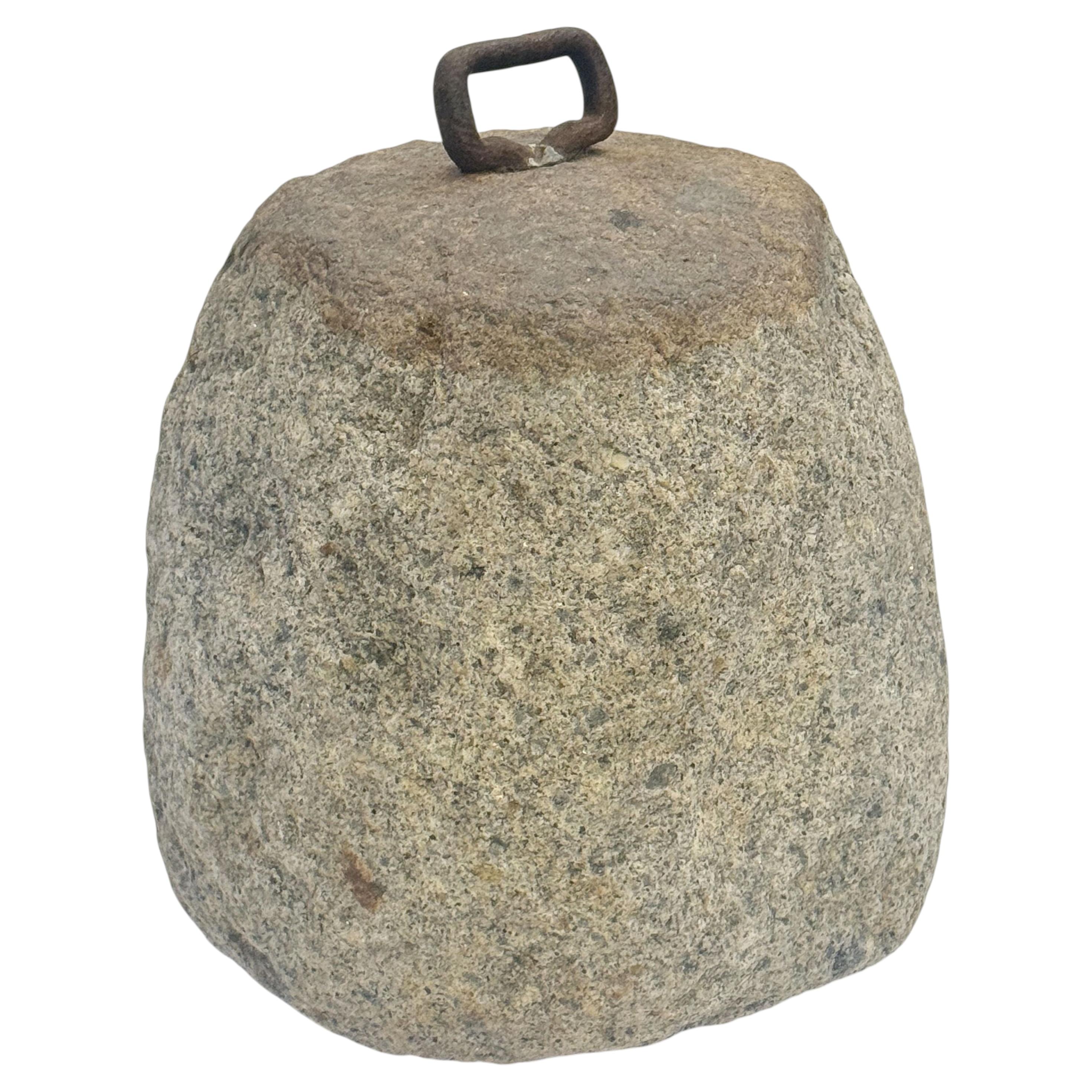 English Granite Tethering Stone or Weighing Element