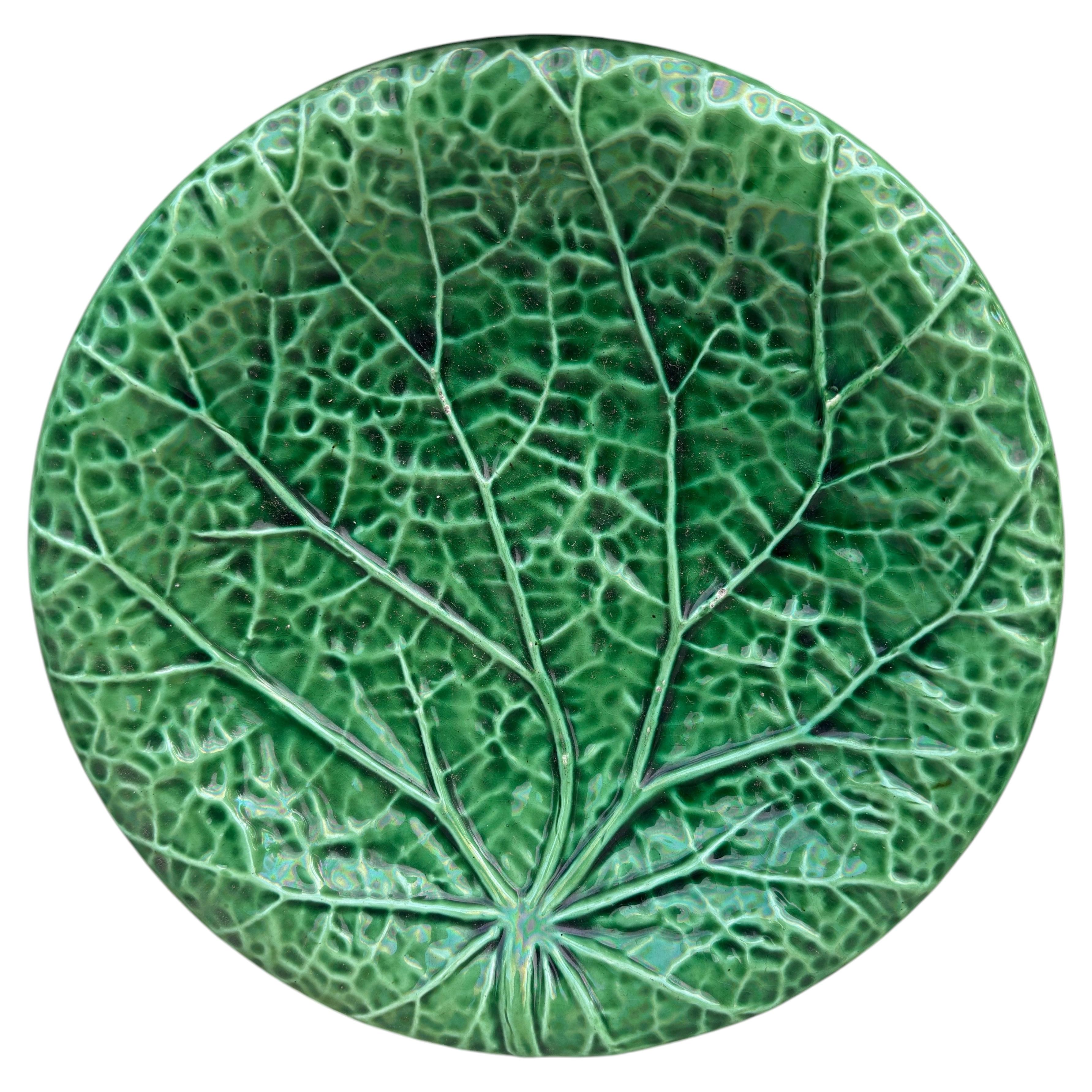 What is a majolica plate?