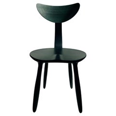 English Green Stained Ash Daiku Chair by Victoria Magniant
