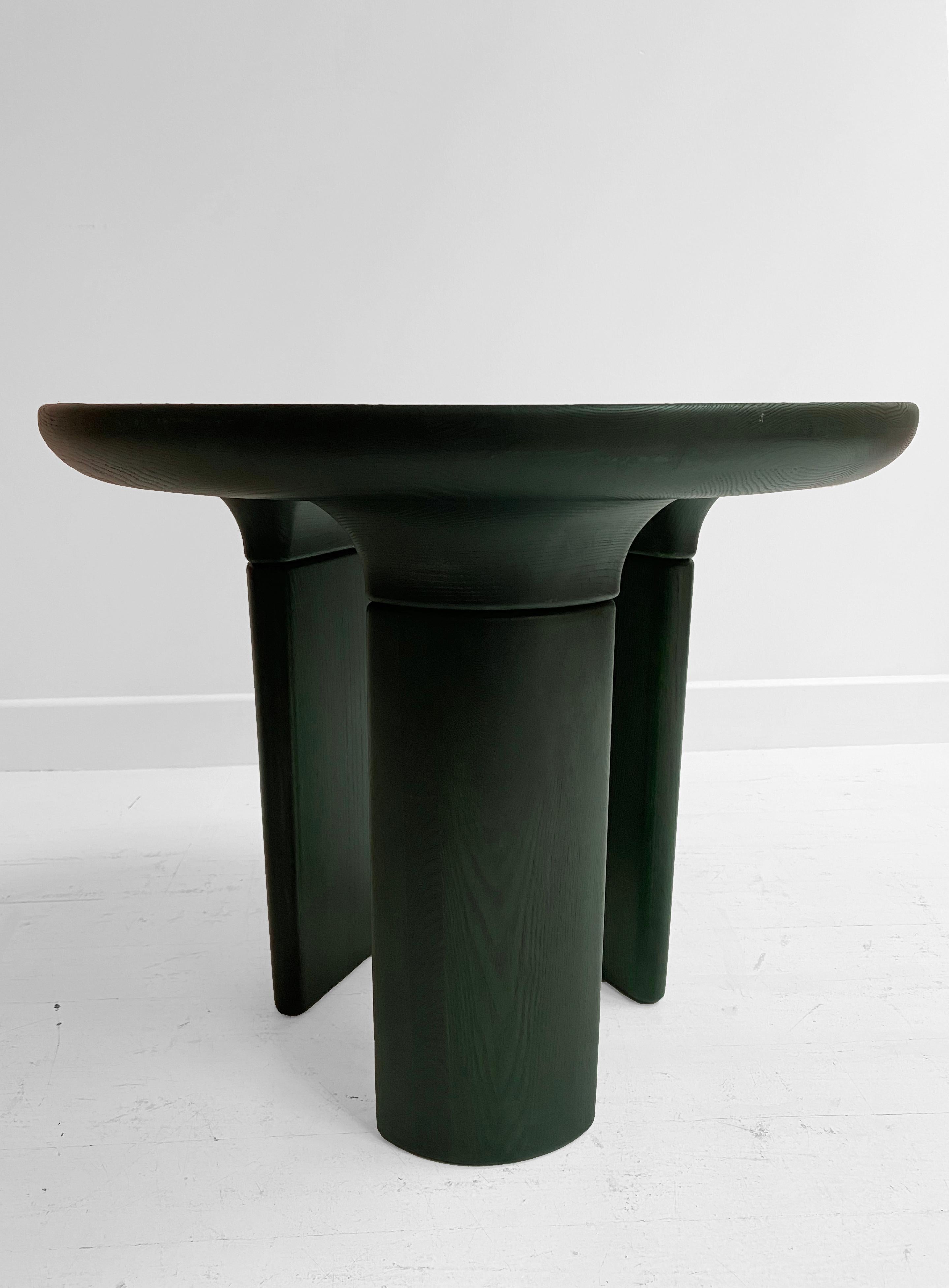 Modern English Green Stained Daiku Coffee Table by Victoria Magniant For Sale