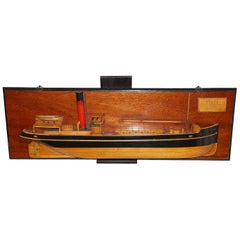 English Half Hull Model of the Steam Packet Trent, 1931