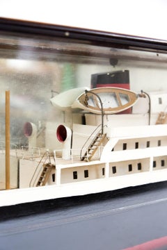 English Half Hull Ship Model