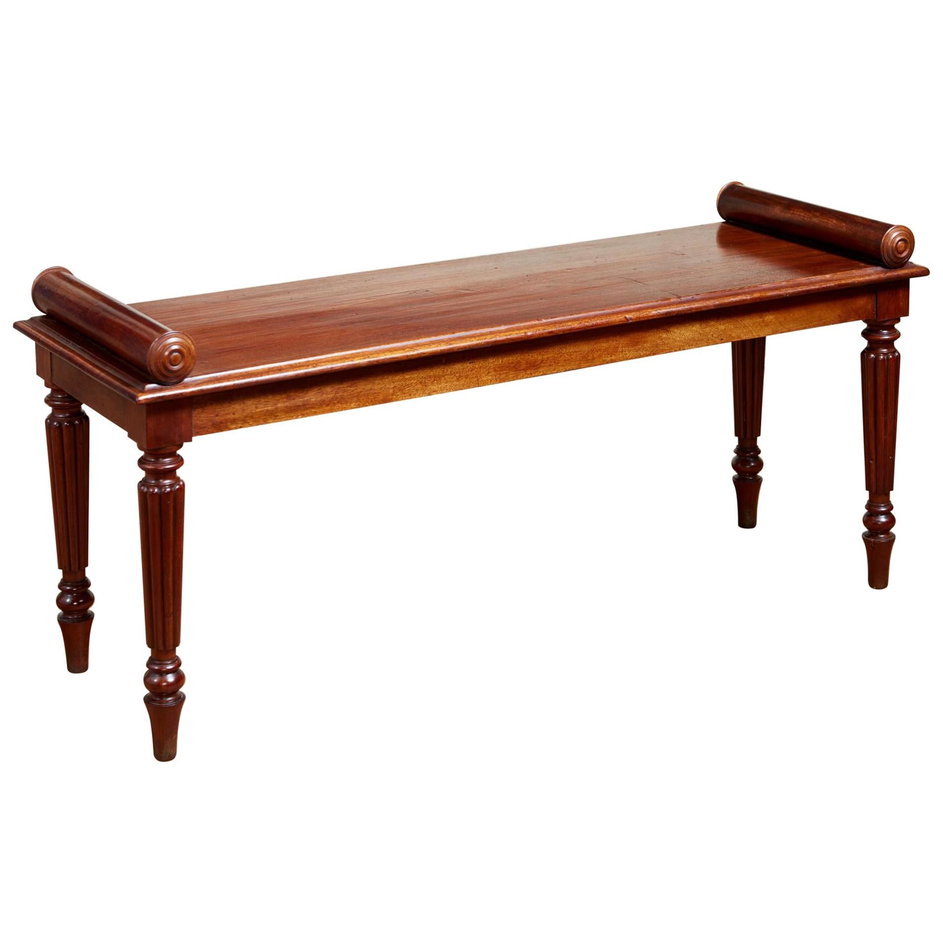 English Hall Bench at 1stDibs