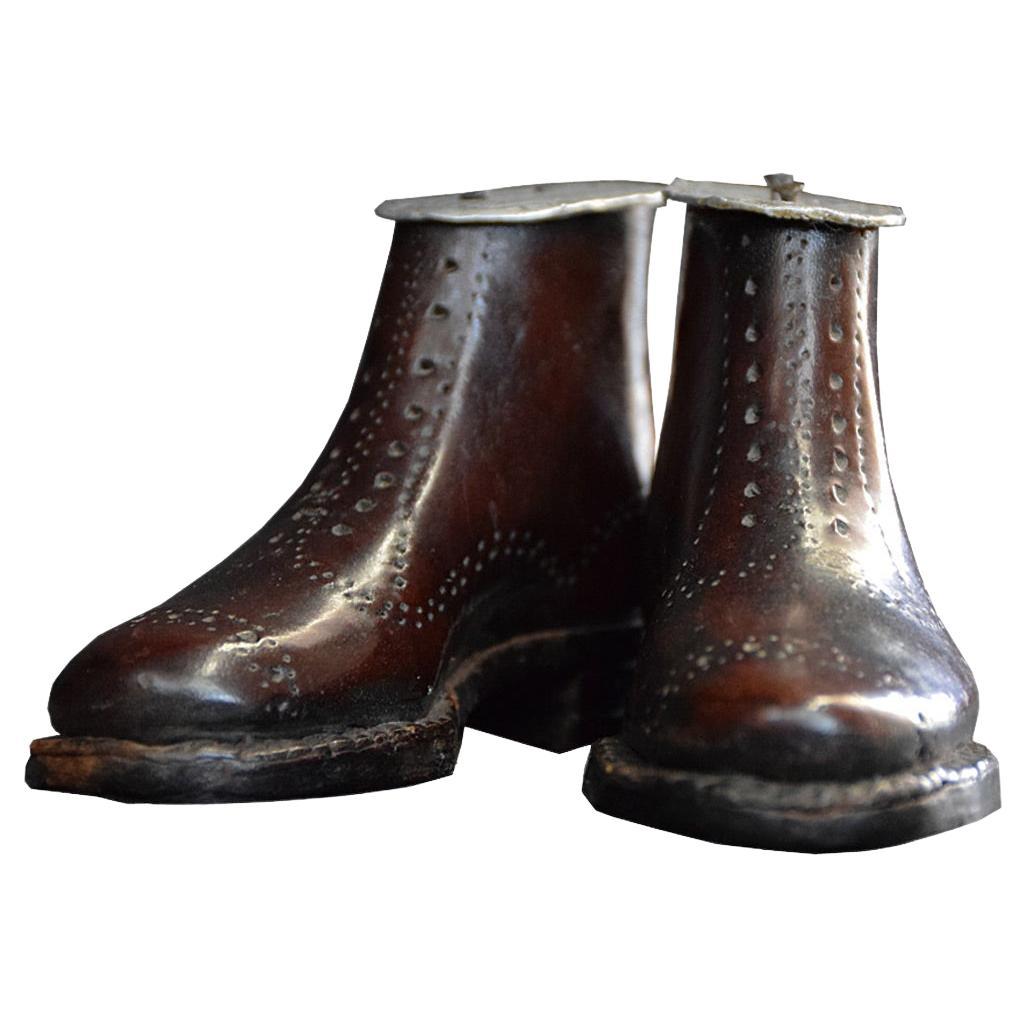 Englische handgefertigte Apprentice-Schuhe des 19. Jahrhunderts