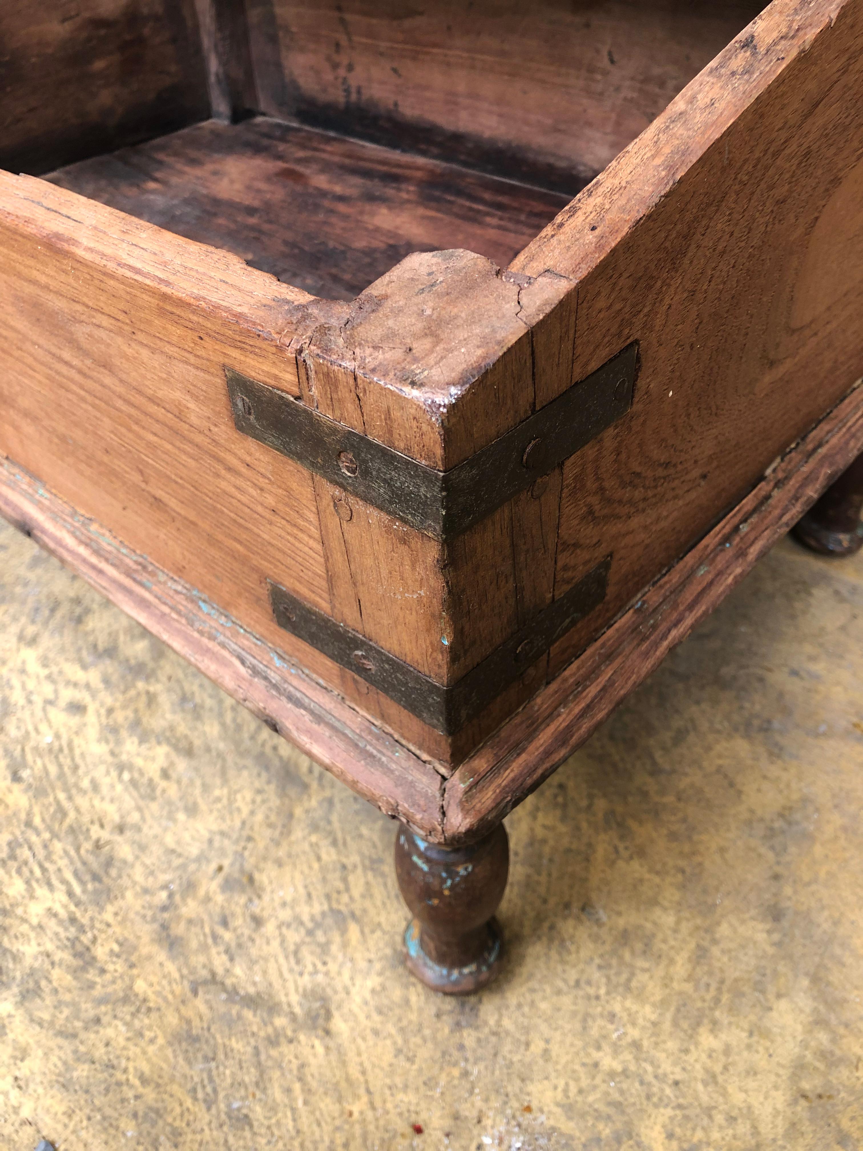 Hardwood English Hard Wood Portable Writing Desk, circa 1850 For Sale