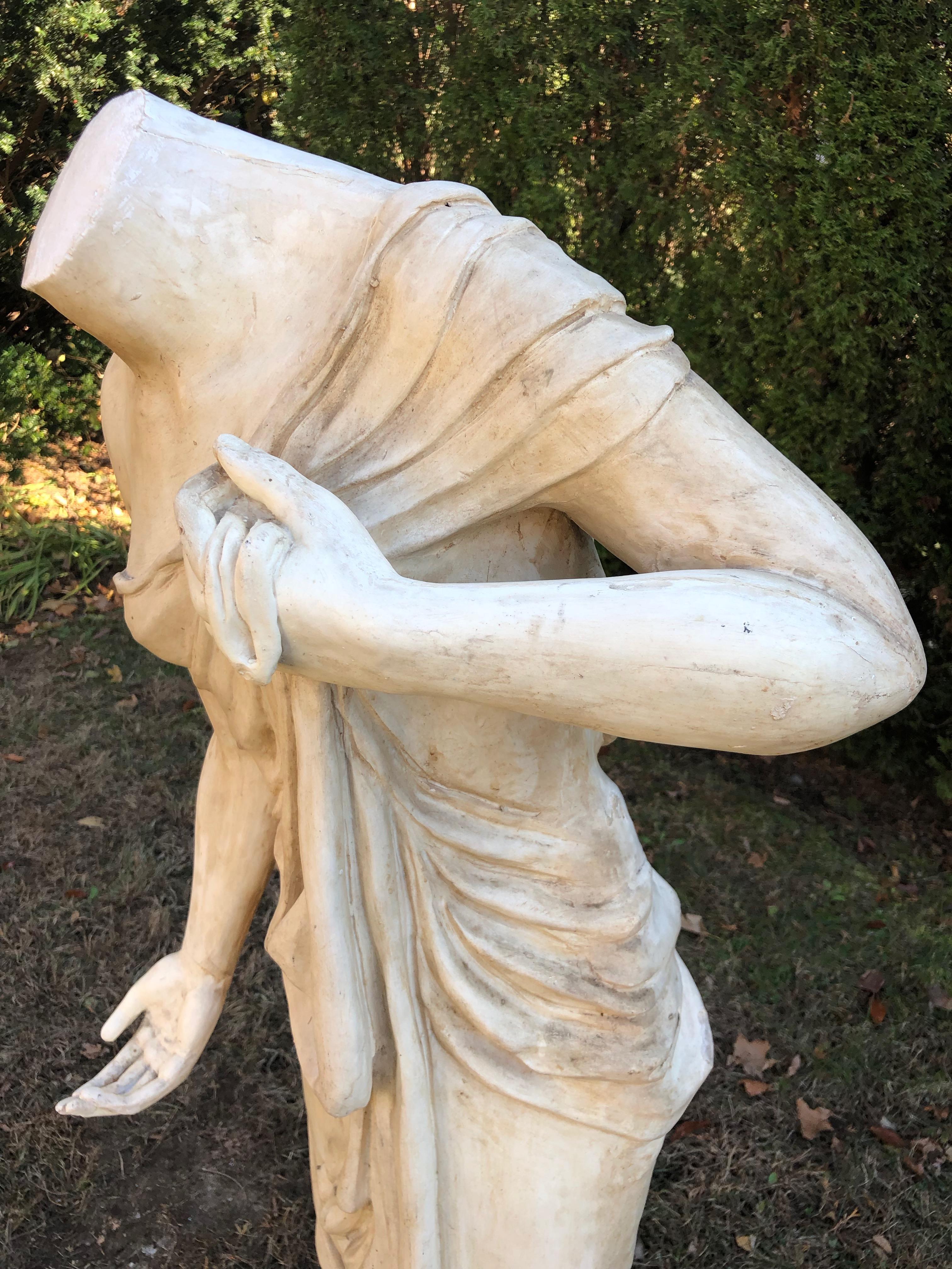 English Headless Life-Sized Classical Figure of Venus For Sale 1