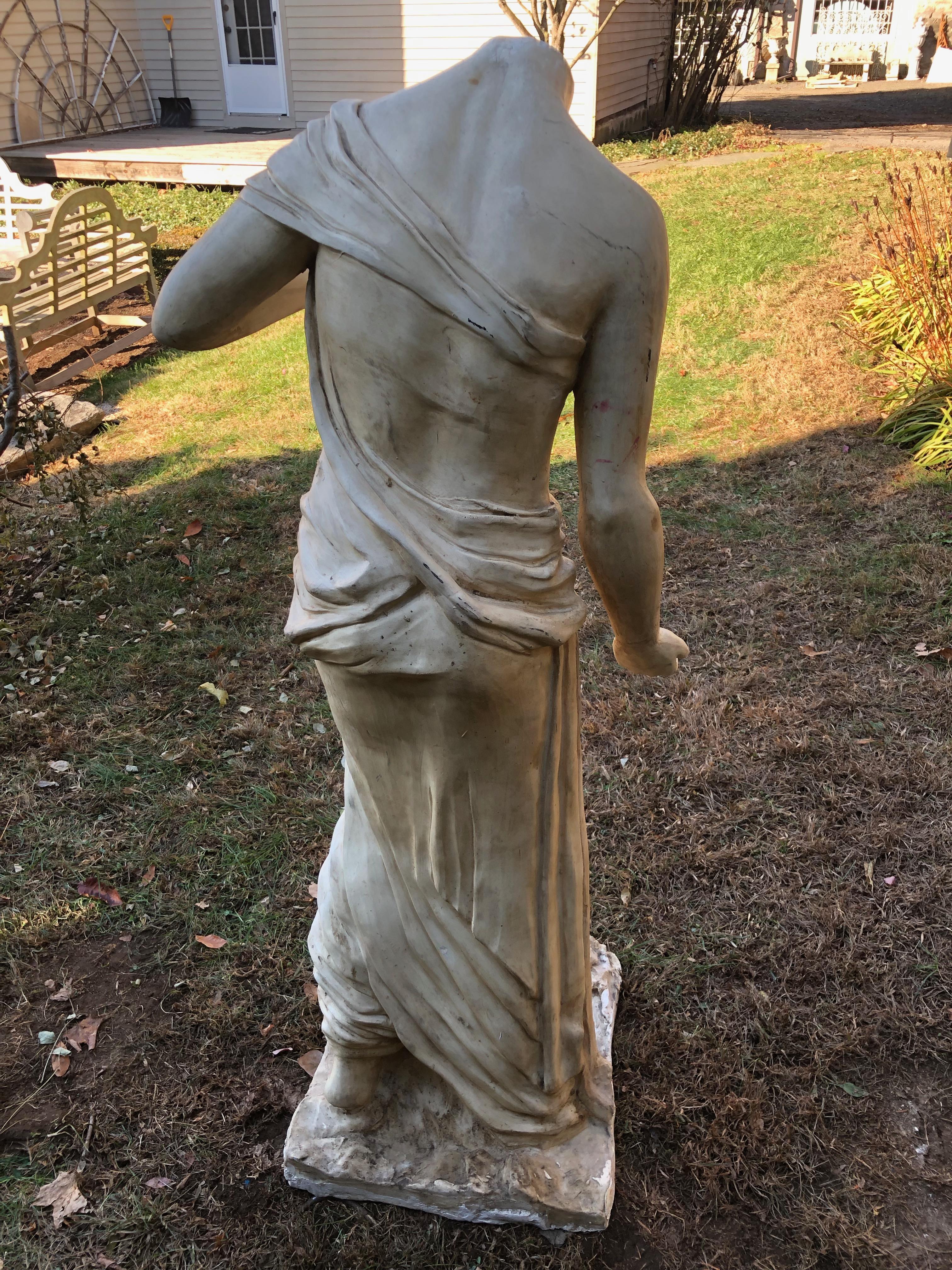 Cast English Headless Life-Sized Classical Figure of Venus For Sale