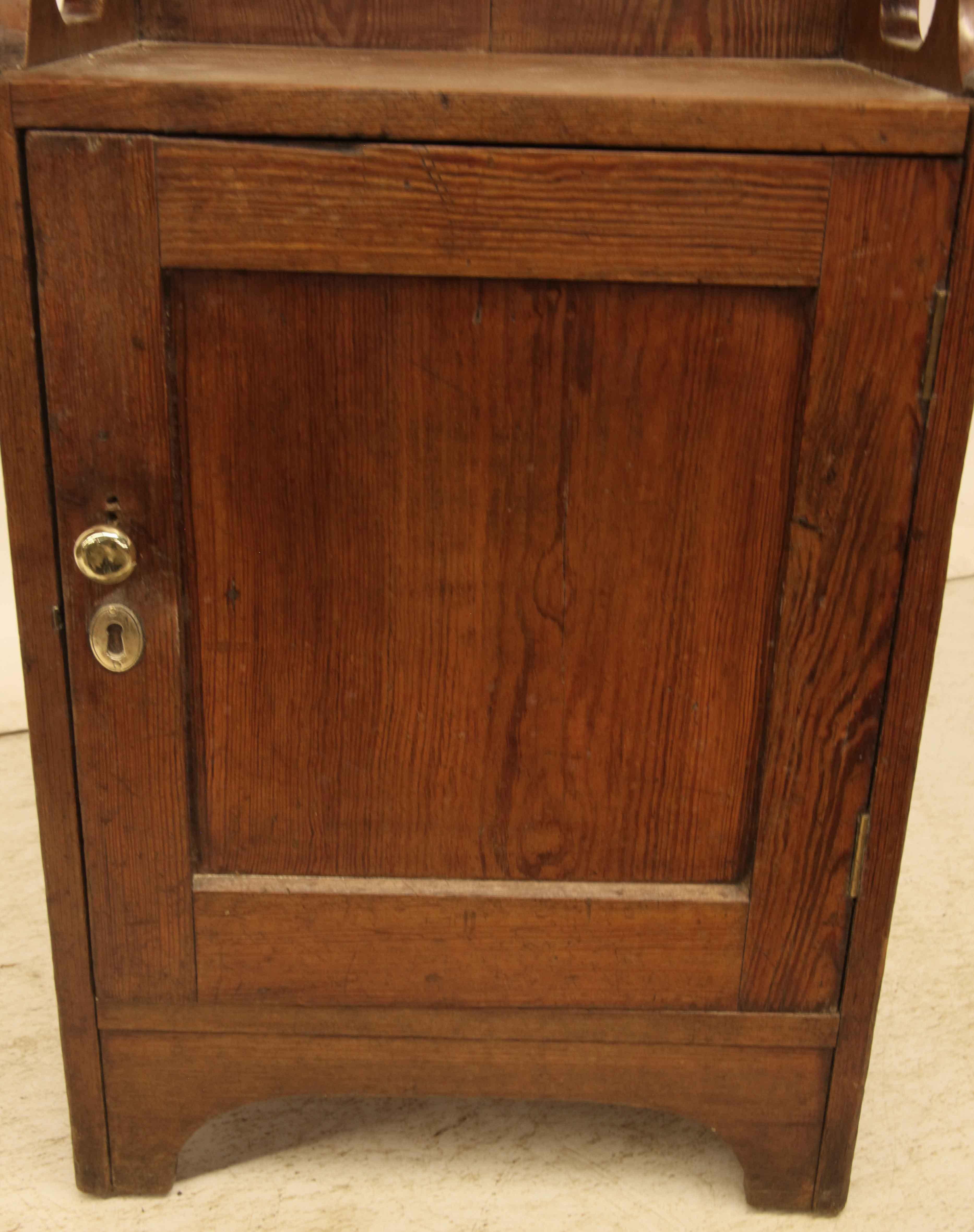 English Heart Pine Cupboard For Sale 1
