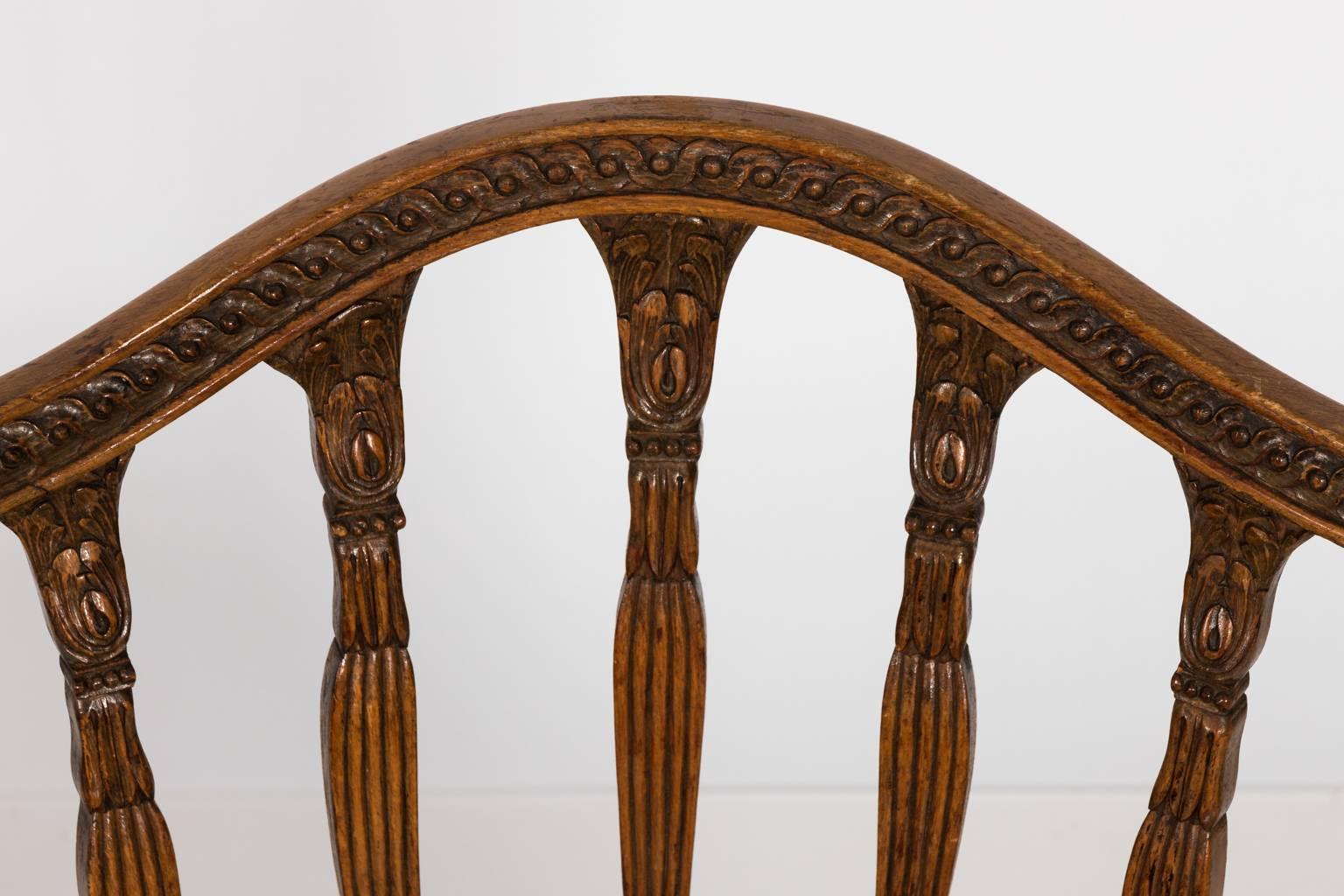 English Hepplewhite Chair, circa 1910 For Sale 3