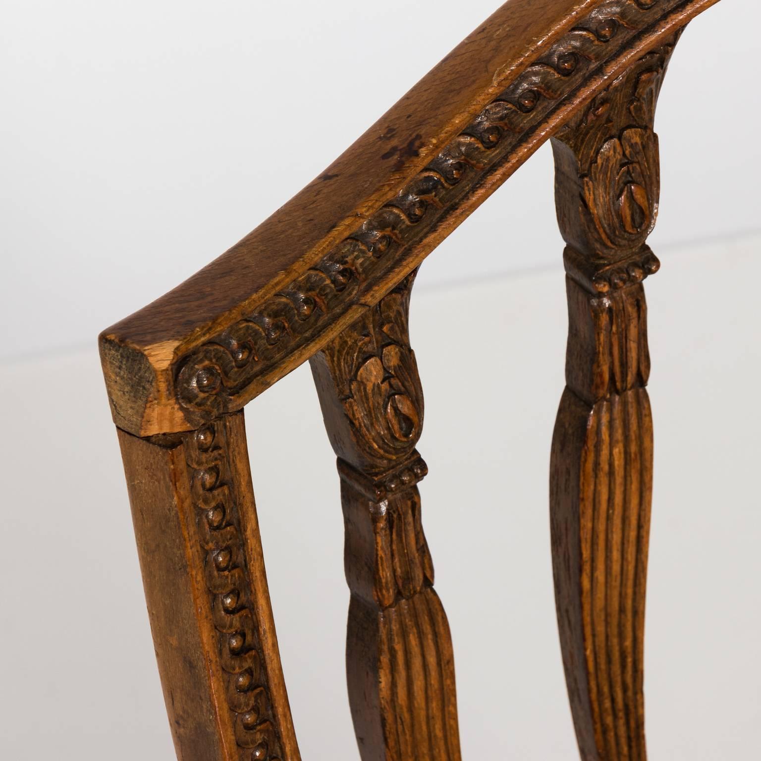 English Hepplewhite Chair, circa 1910 For Sale 4