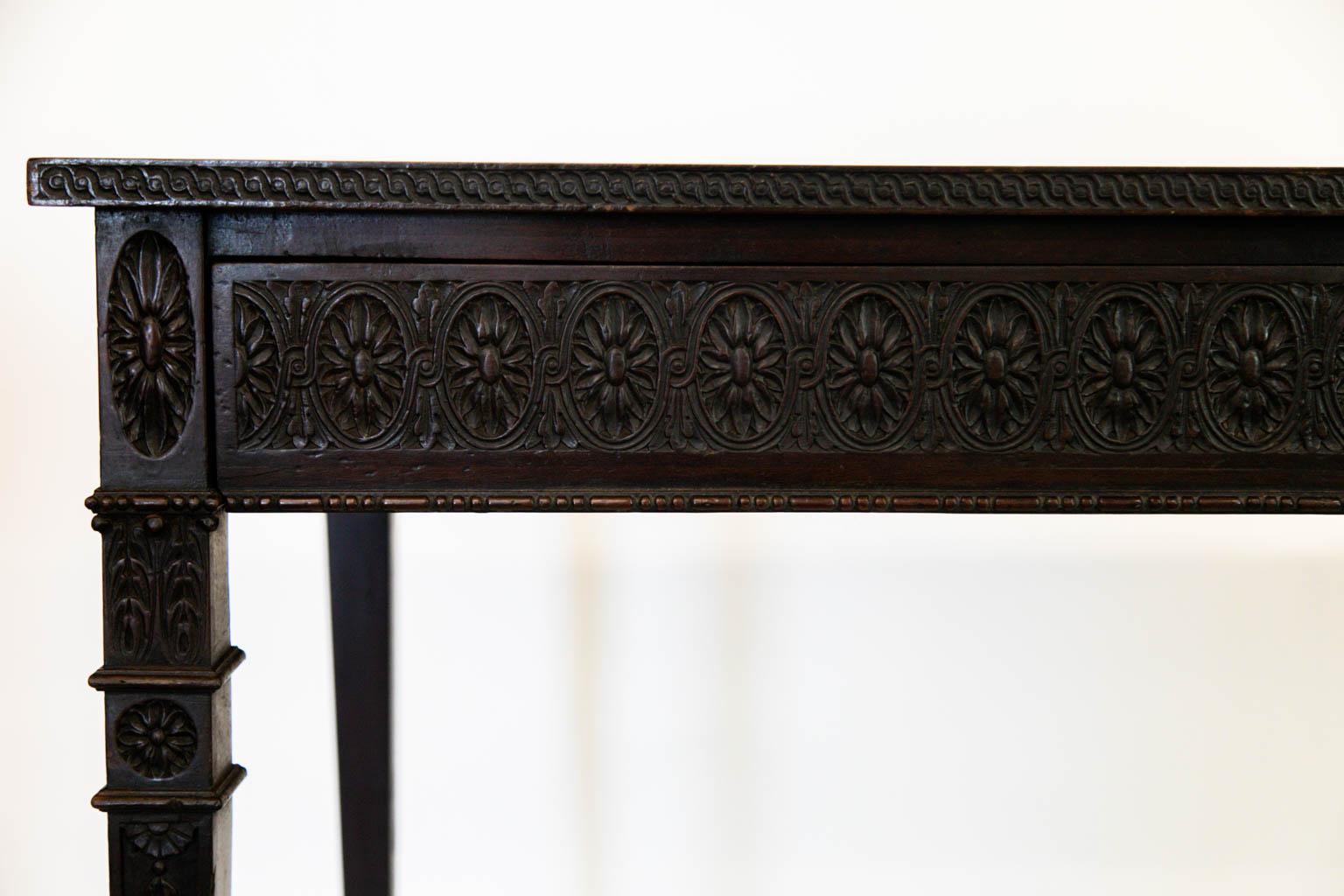Late 19th Century English Hepplewhite Console Table