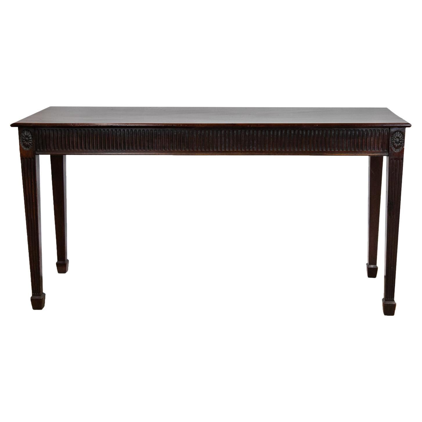 English Hepplewhite Console Table at 1stDibs